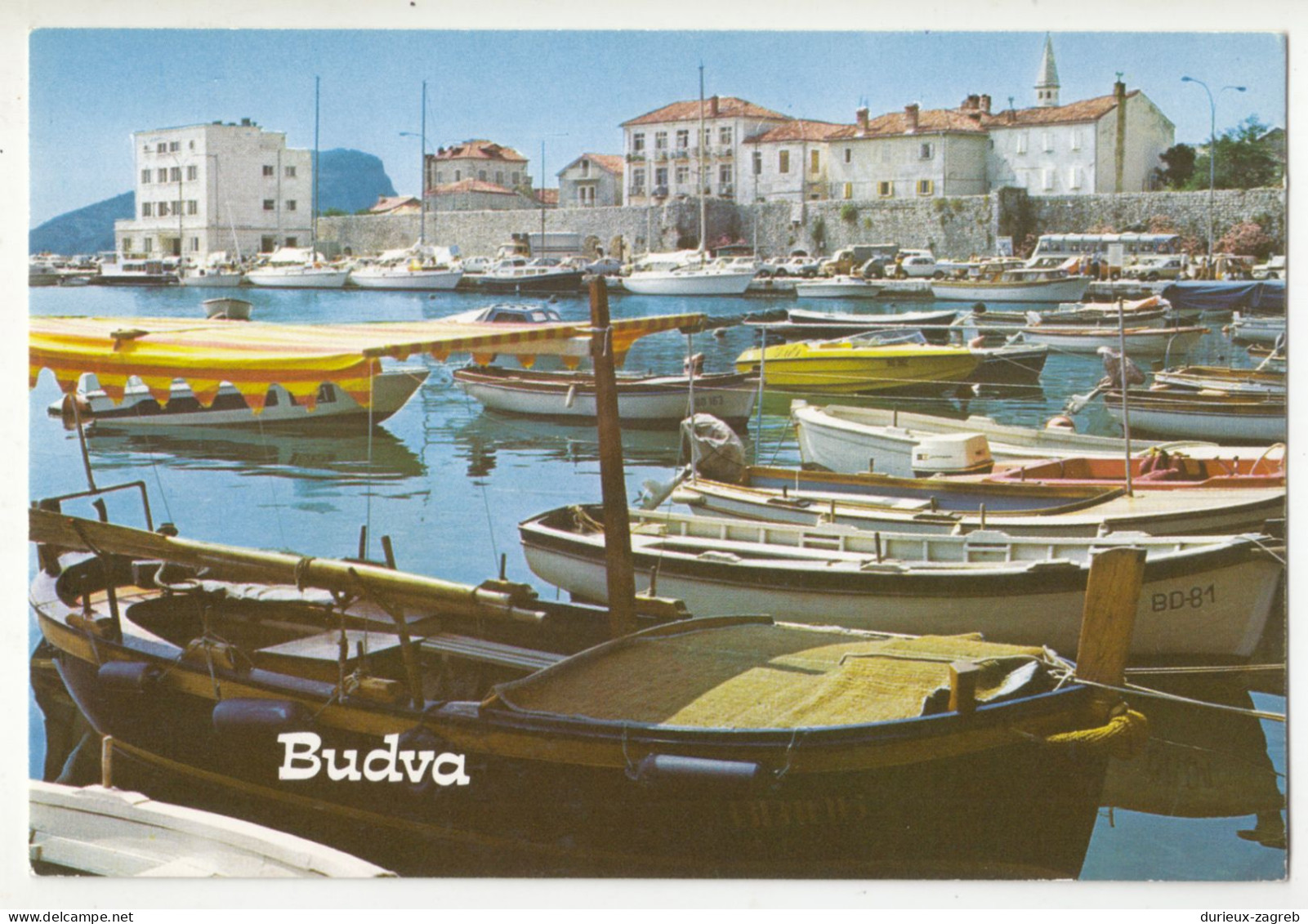 Budva Old Postcard Posted 1984 PT240401 - Montenegro
