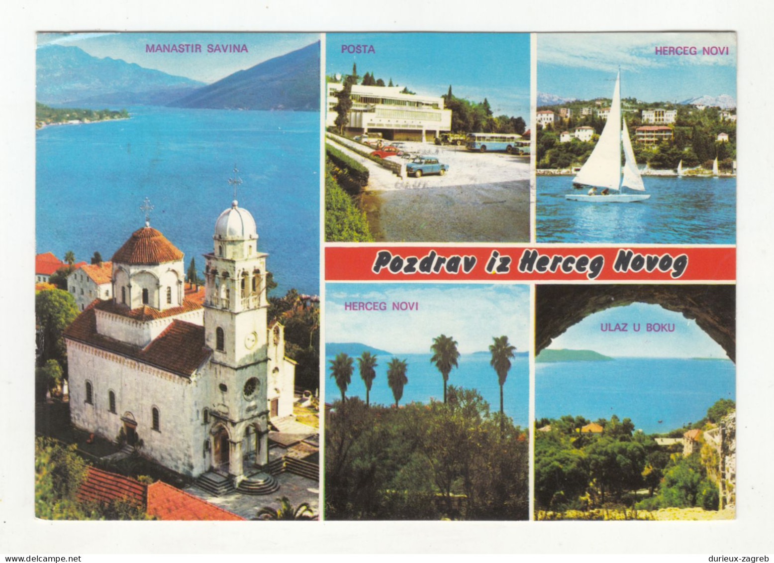 Herceg Novi Old Postcard Posted 1982 PT240401 - Montenegro