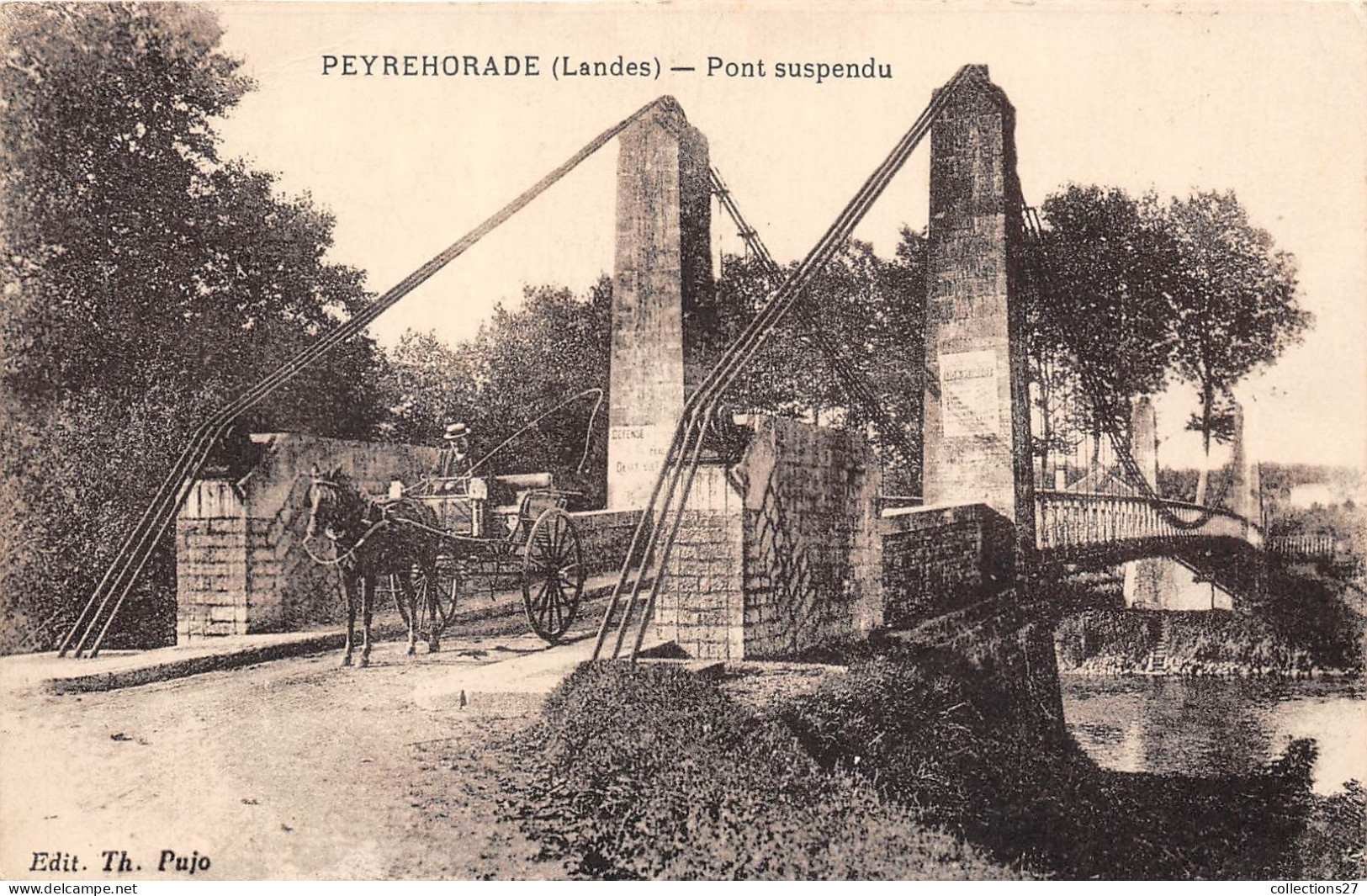 40-PEYREHORADE- PONT SUSPENDU - Peyrehorade