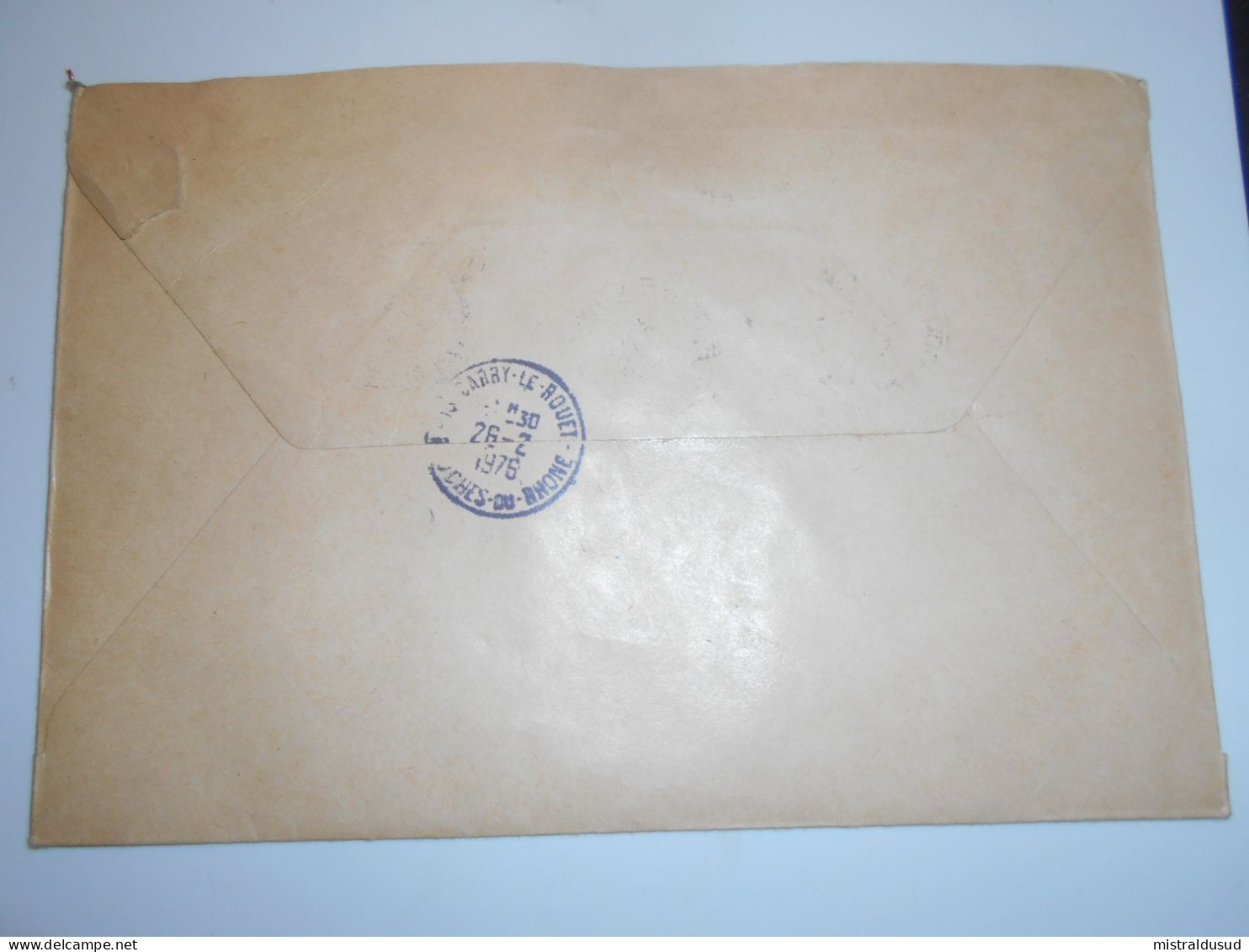 France , Lettre Recommandee  De Marseille 1976 Pour Carry Le Rouet - Storia Postale