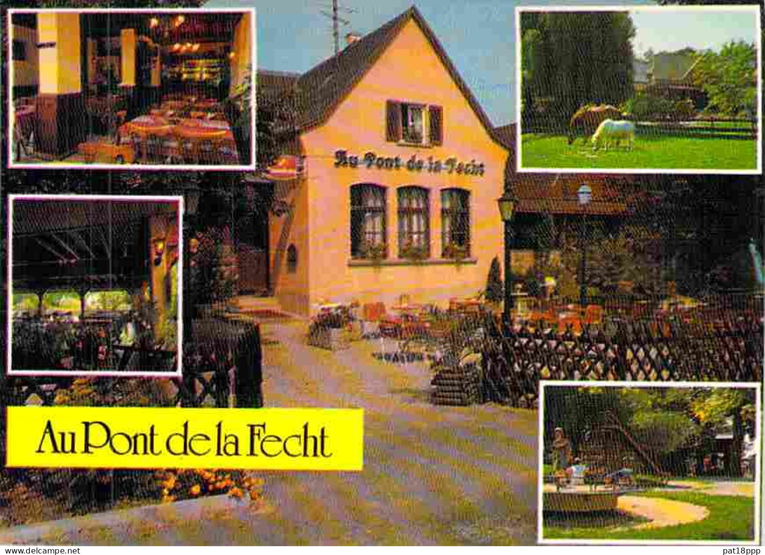 Lot de 10 cartes HOTEL et/ou RESTAURANT - Dpt 68 - Haut Rhin (FRANCE)  CPSM-CPM grand format (années 1960-90)