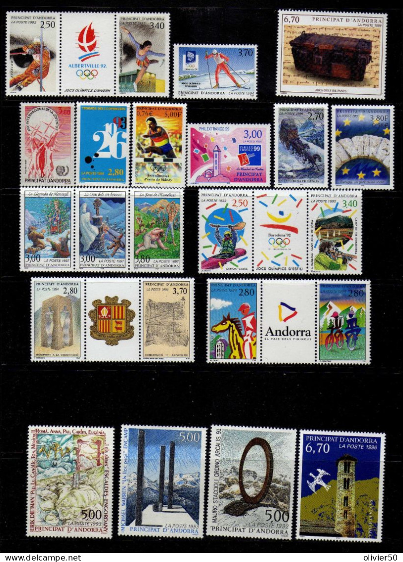 Andorre Francaise - Sports -  Legendes - Art - Neufs** - MNH - Neufs