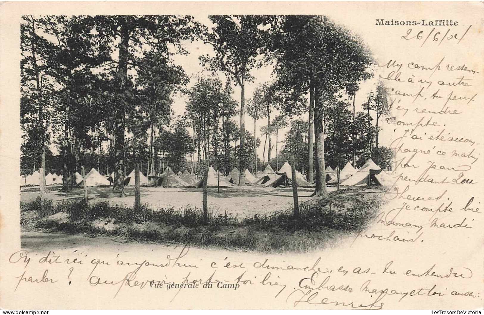 FRANCE - Maisons Laffitte - Vue Générale Du Camp - Vue Générale - Camping - Carte Postale Ancienne - St. Germain En Laye