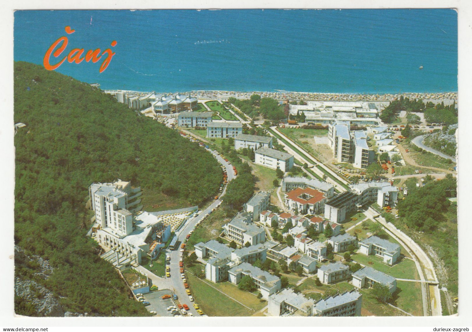 Postcard Čanj Posted 1988 To Pančevo - Taxed With Meter Stamp PT240401 - Portomarken