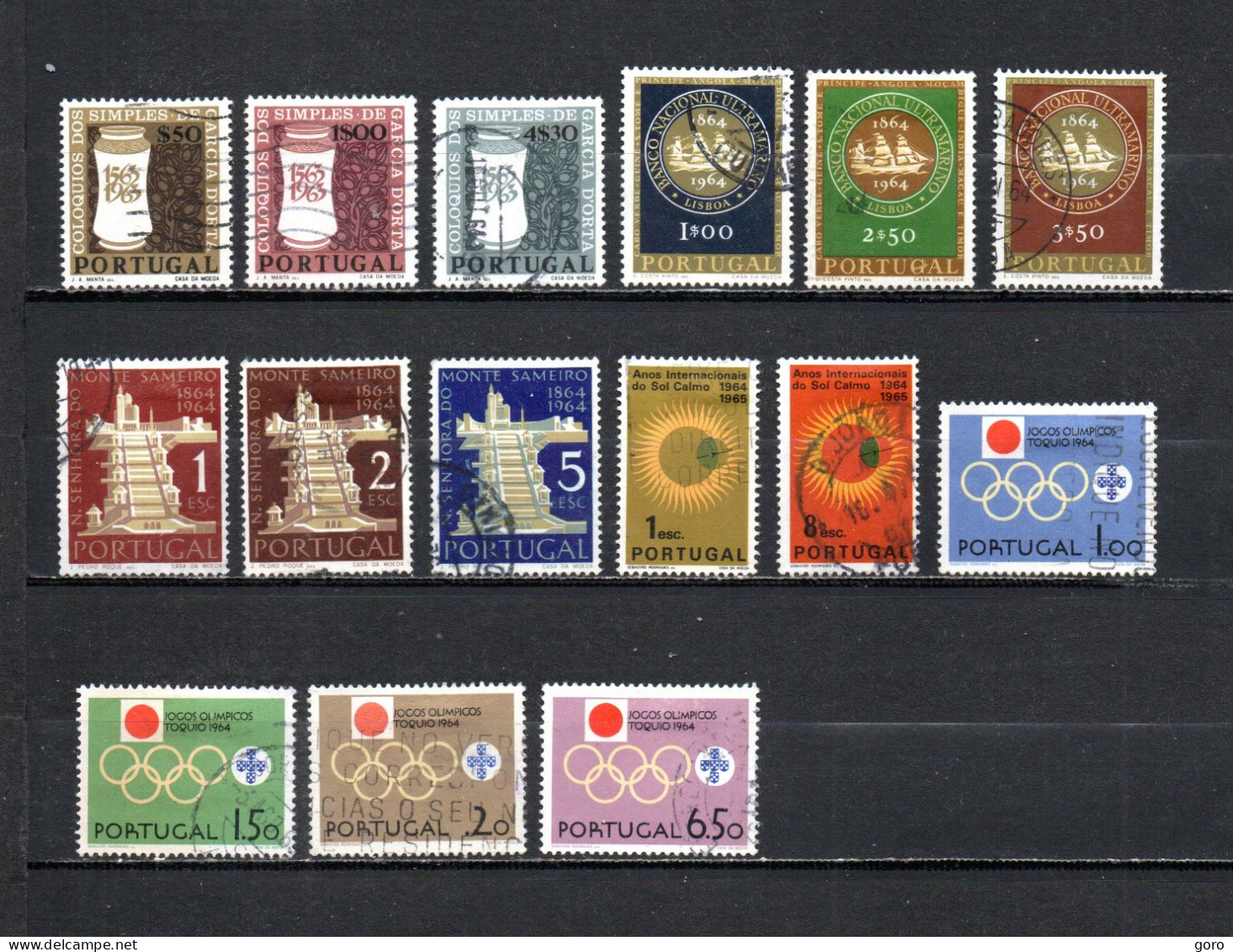 Portugal  1964  .-   Y&T  Nº   935/937-939/940-941/943-947/948-949/952 - Used Stamps