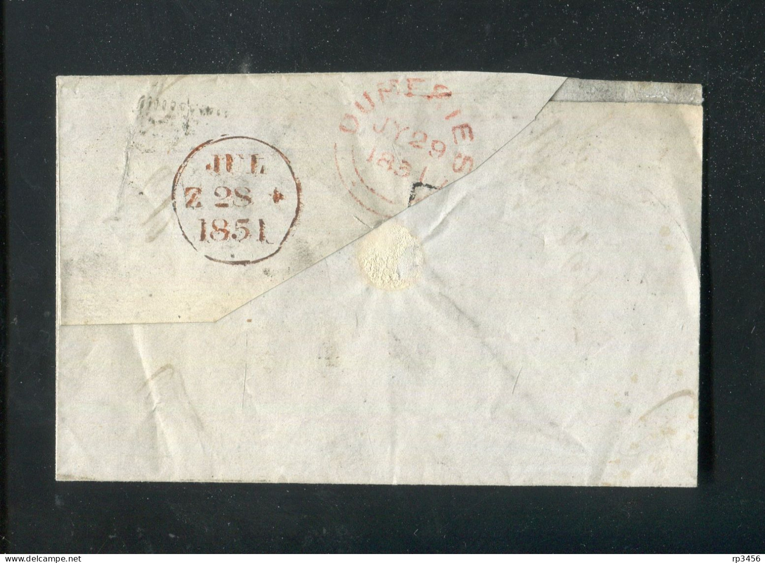 "GROSSBRITANIEN" 1851, Mi. 3 EF Auf Brief Nach Dumfries (R1074) - Storia Postale