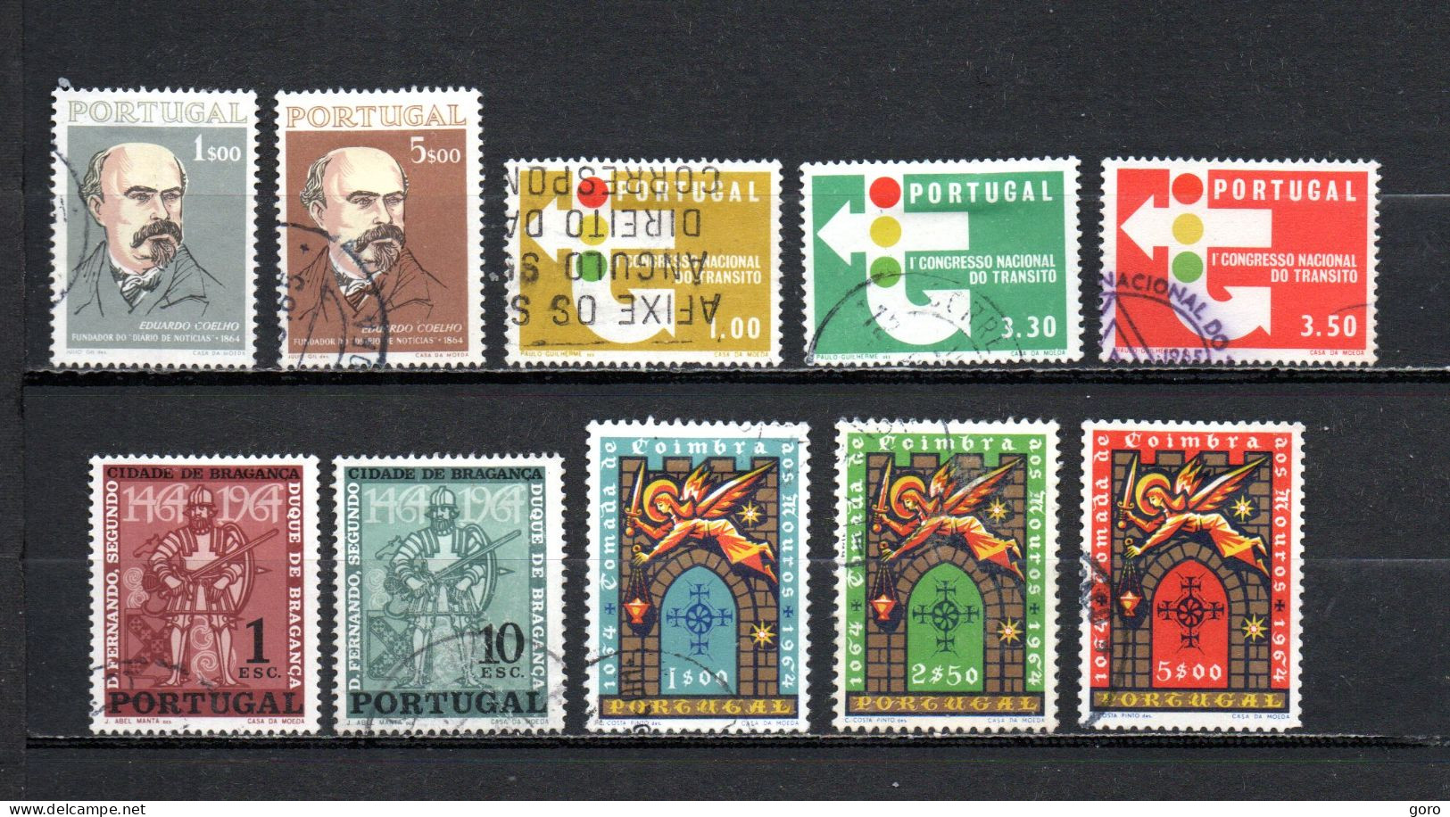 Portugal  1964-65  .-   Y&T  Nº   953/954-955/957-958/959-960/962 - Used Stamps