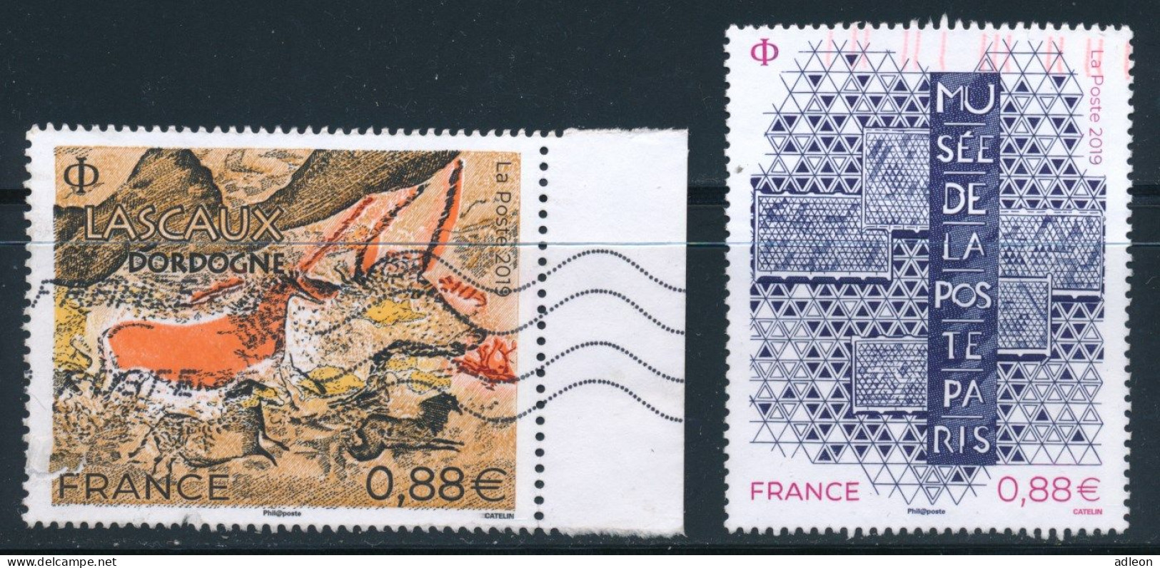 France 2019 - Lot De 2 Valeurs YT 5318 + 5356 Obl. - Oblitérés