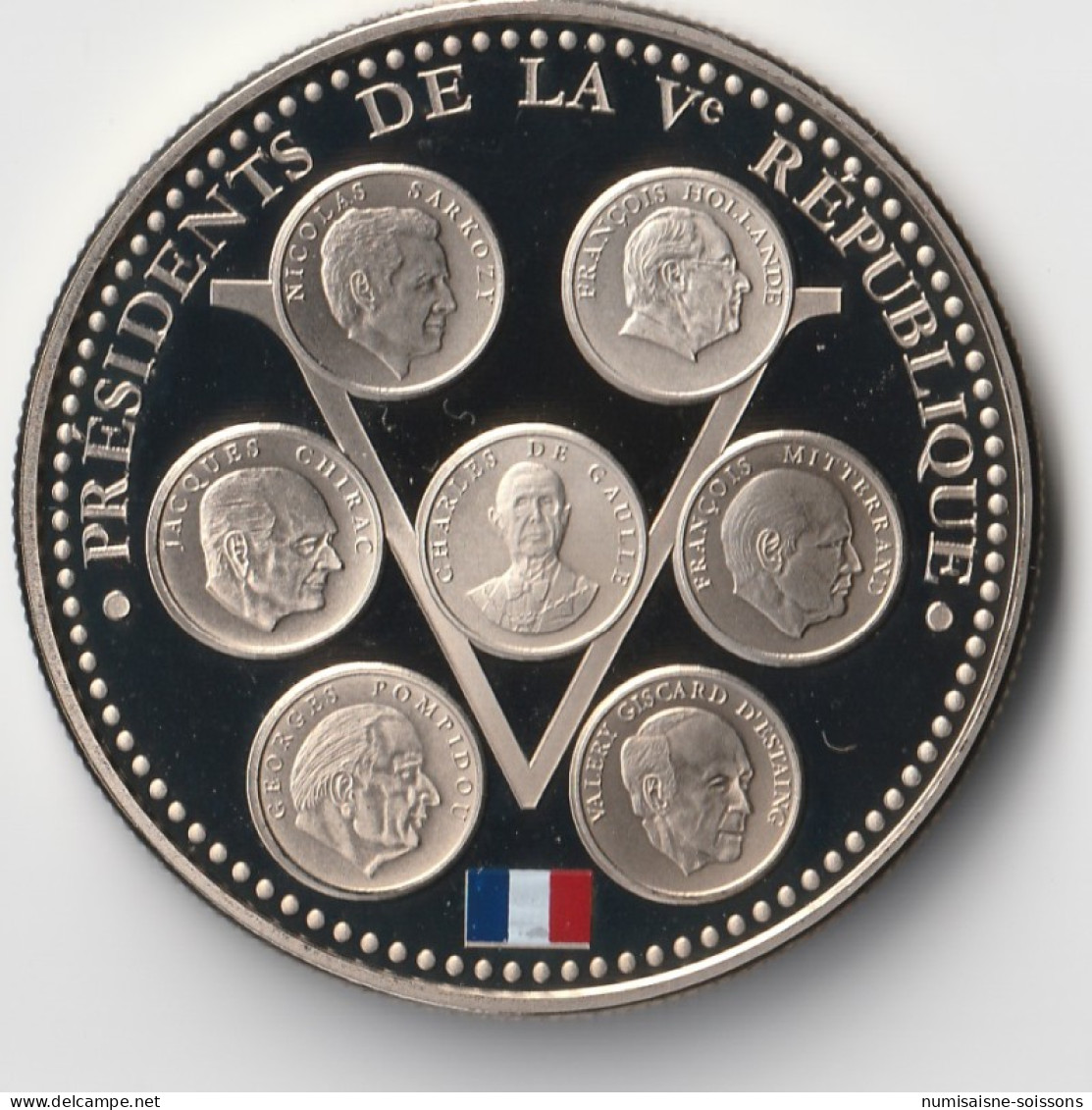 FRANCE - MÉDAILLE - ELYSEE - PRESIDENTS DE LA VEME REPUBLIQUE - BE - Autres & Non Classés