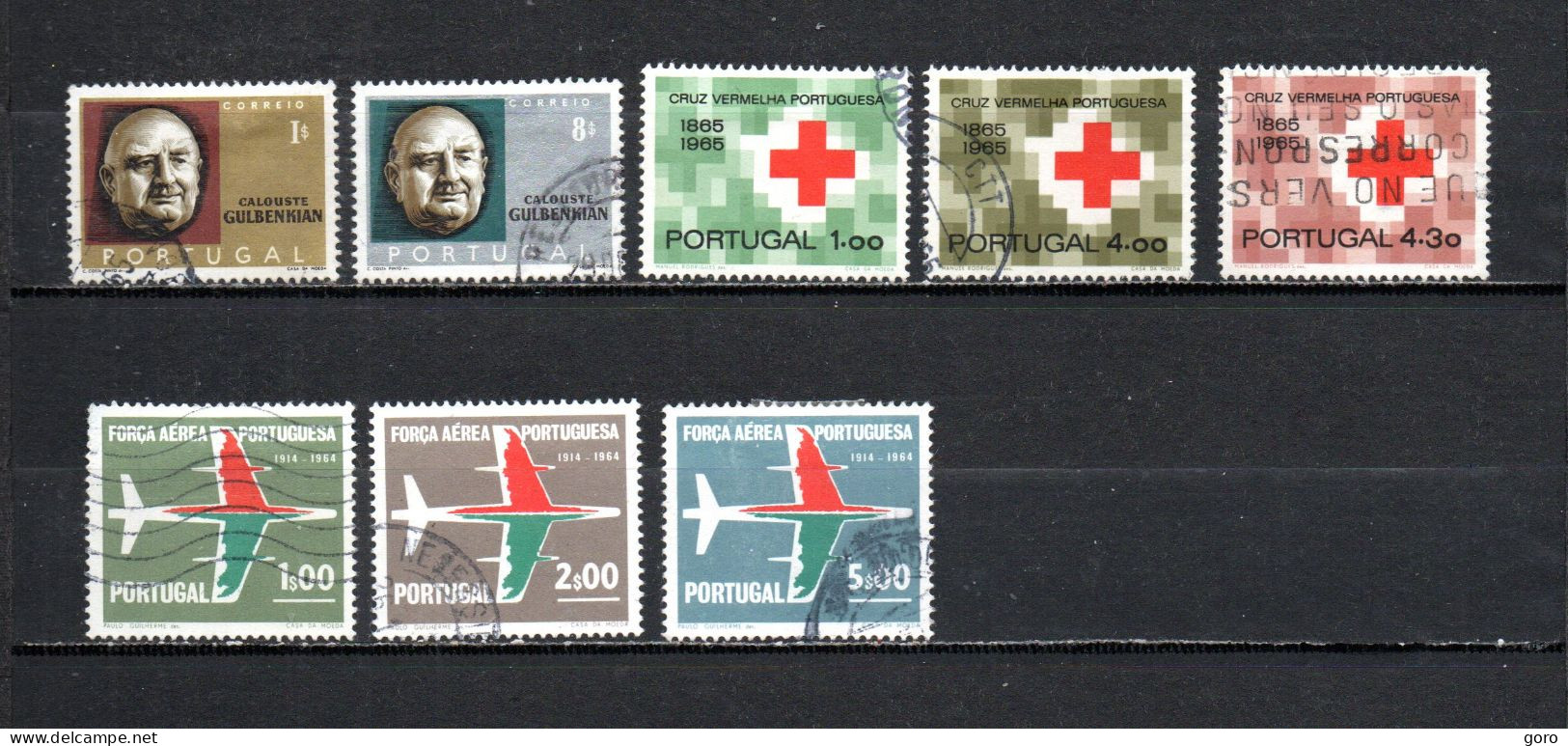 Portugal  1965  .-   Y&T  Nº   966/967-968/970-974/976 - Oblitérés