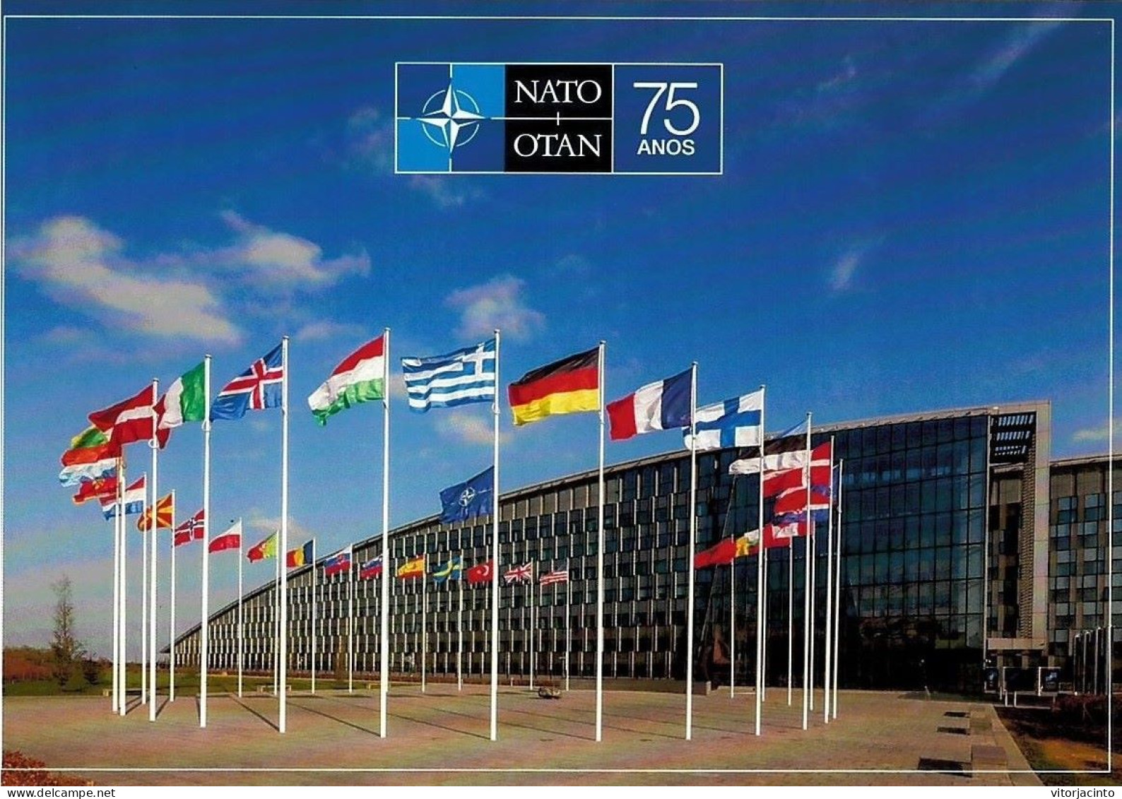 PORTUGAL - PAP I20g  With Commemorative Postmark - 75 Years Of NATO - Date Of Issue: 2024-04-04 - NATO