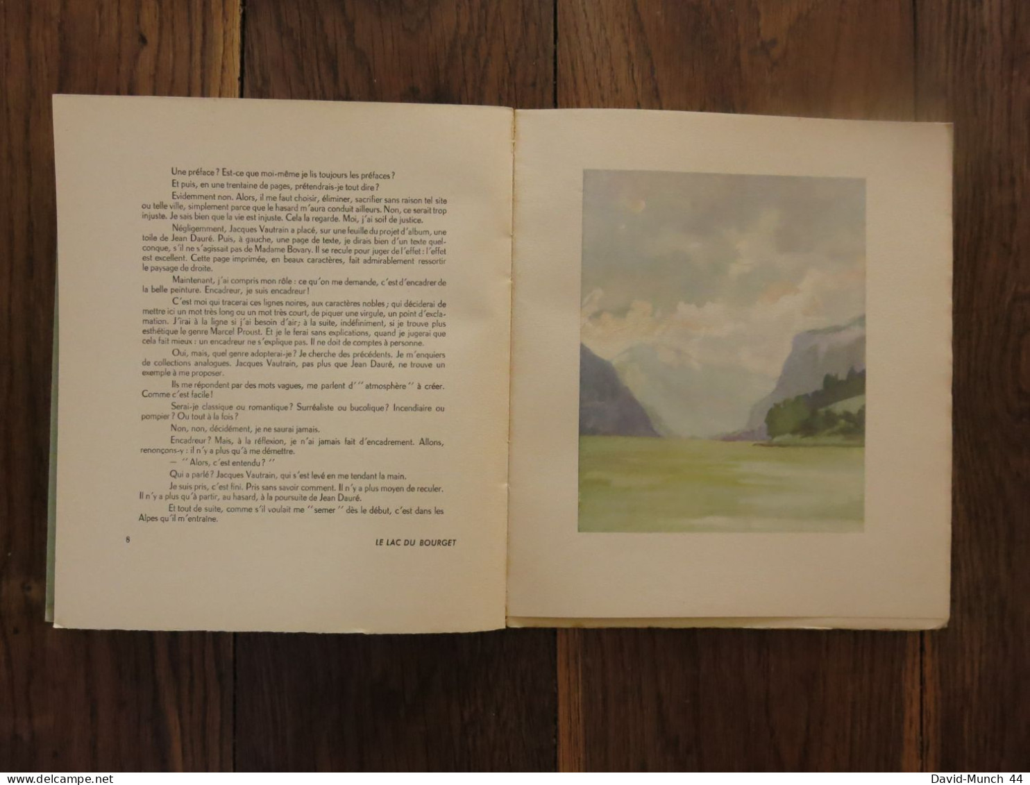 Visions Et Images De France 1: Les Alpes De Jean Dauré Et CH.-M. Chenu. Editions Jacques Vautrain. 1947 - Alpes - Pays-de-Savoie