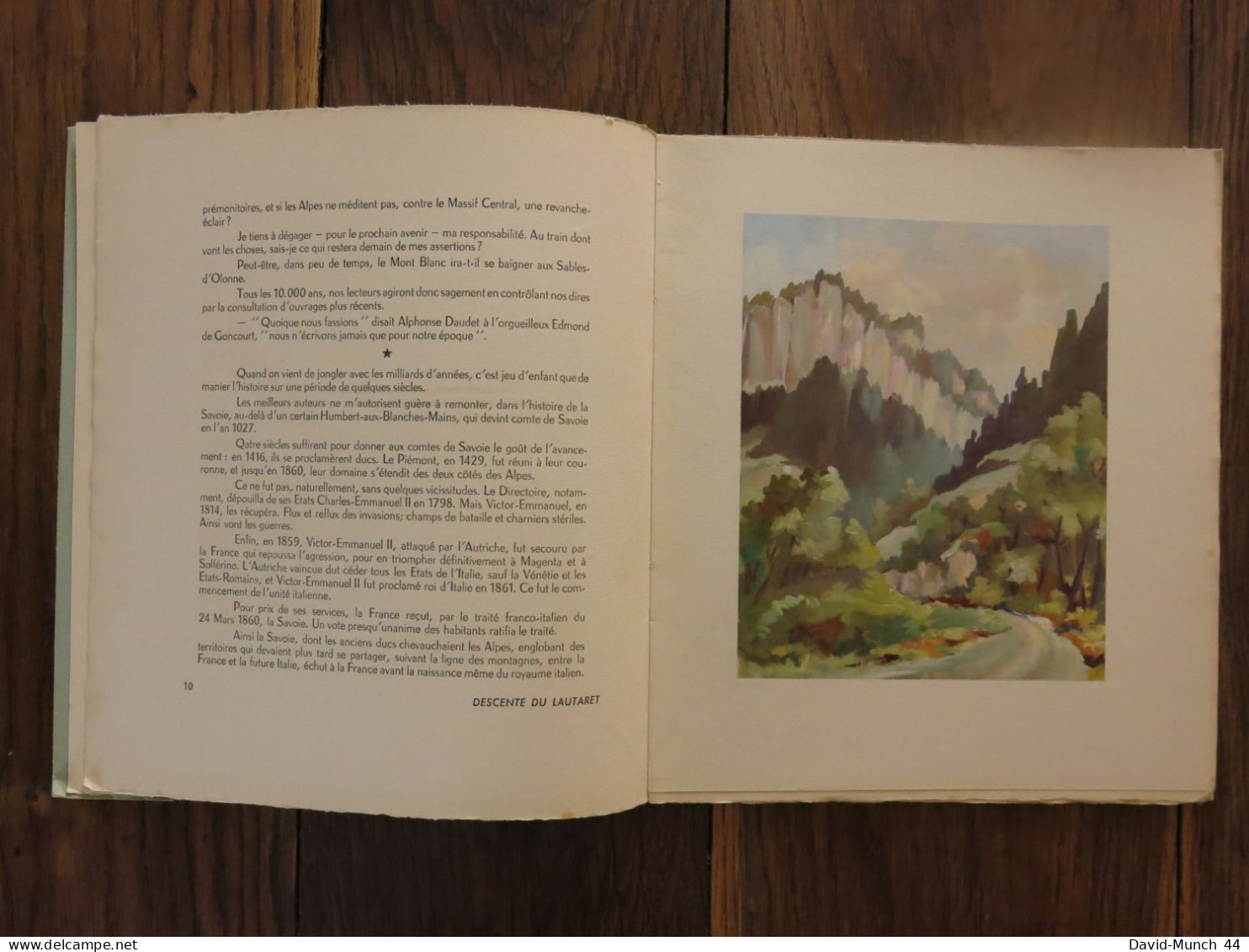 Visions Et Images De France 1: Les Alpes De Jean Dauré Et CH.-M. Chenu. Editions Jacques Vautrain. 1947 - Alpes - Pays-de-Savoie