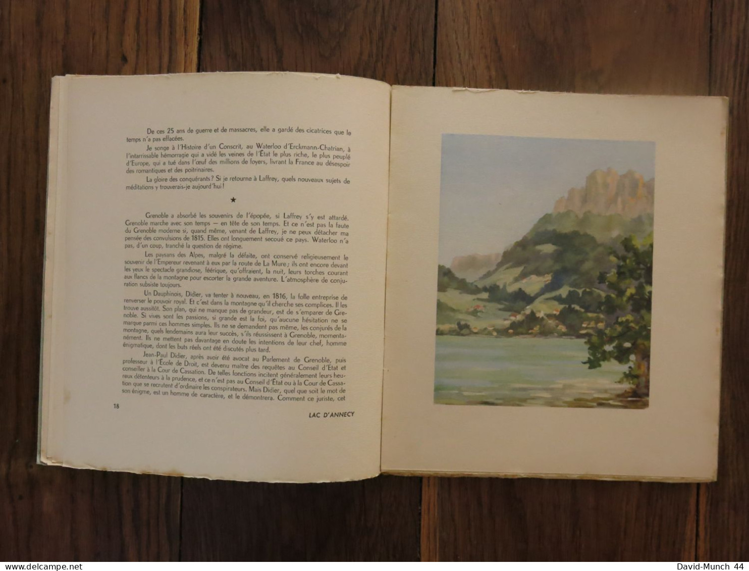 Visions et images de France 1: Les Alpes de Jean Dauré et CH.-M. Chenu. Editions Jacques Vautrain. 1947