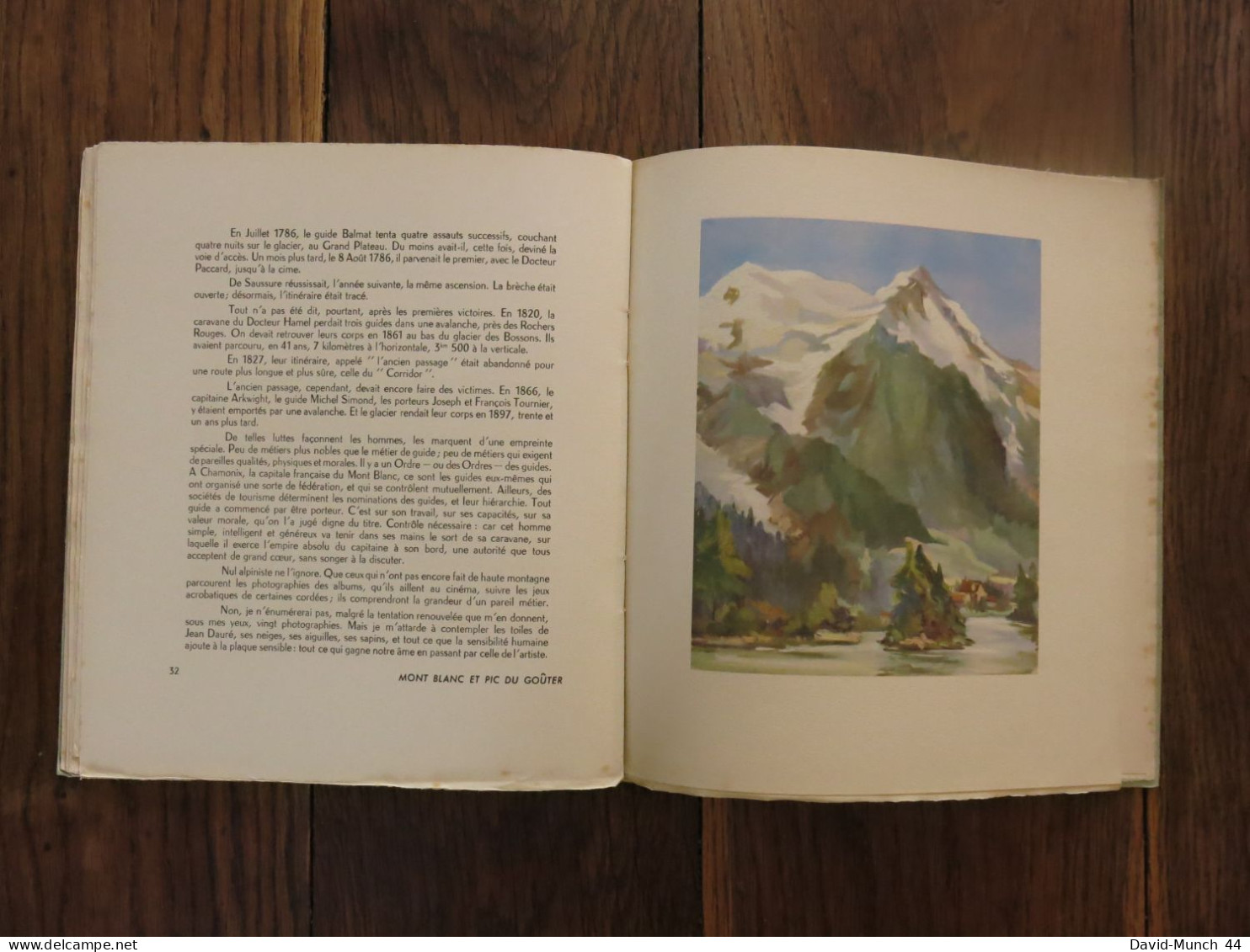 Visions et images de France 1: Les Alpes de Jean Dauré et CH.-M. Chenu. Editions Jacques Vautrain. 1947