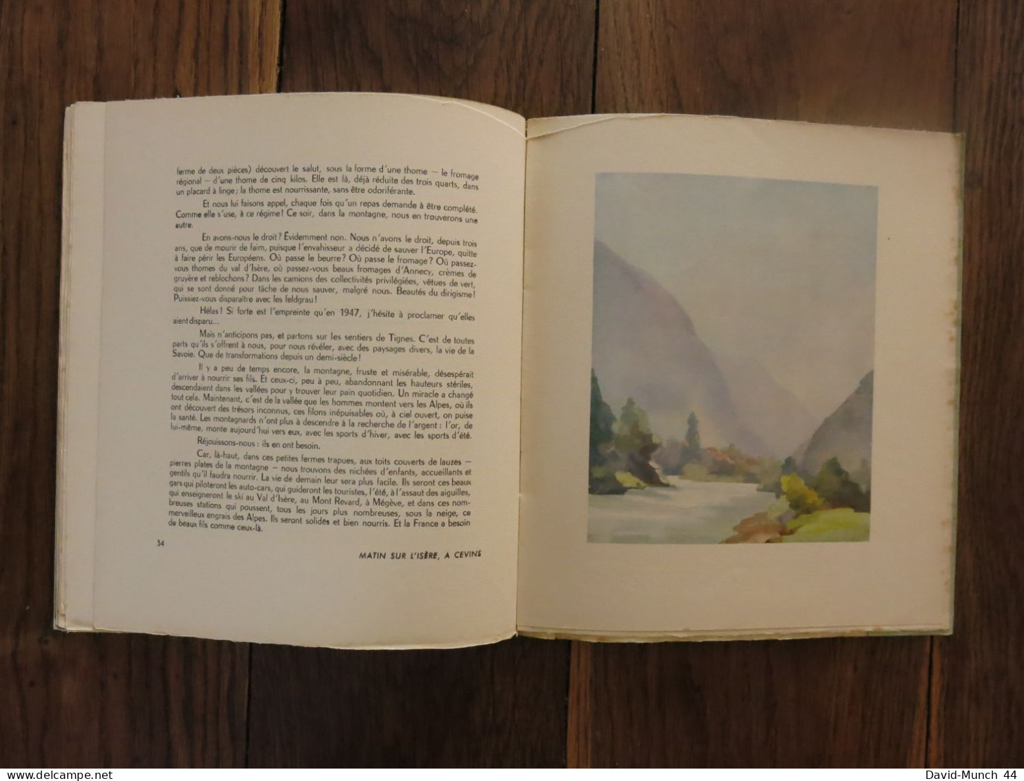 Visions et images de France 1: Les Alpes de Jean Dauré et CH.-M. Chenu. Editions Jacques Vautrain. 1947