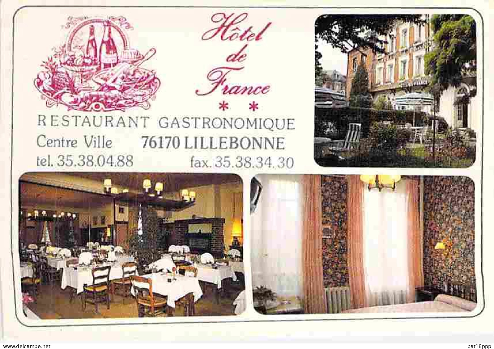 Lot De 8 Cartes HOTEL Et/ou RESTAURANT - Dpt 76 - Seine Maritime (FRANCE)  CPSM-CPM Grand Format (années 1960-90) - 5 - 99 Cartes