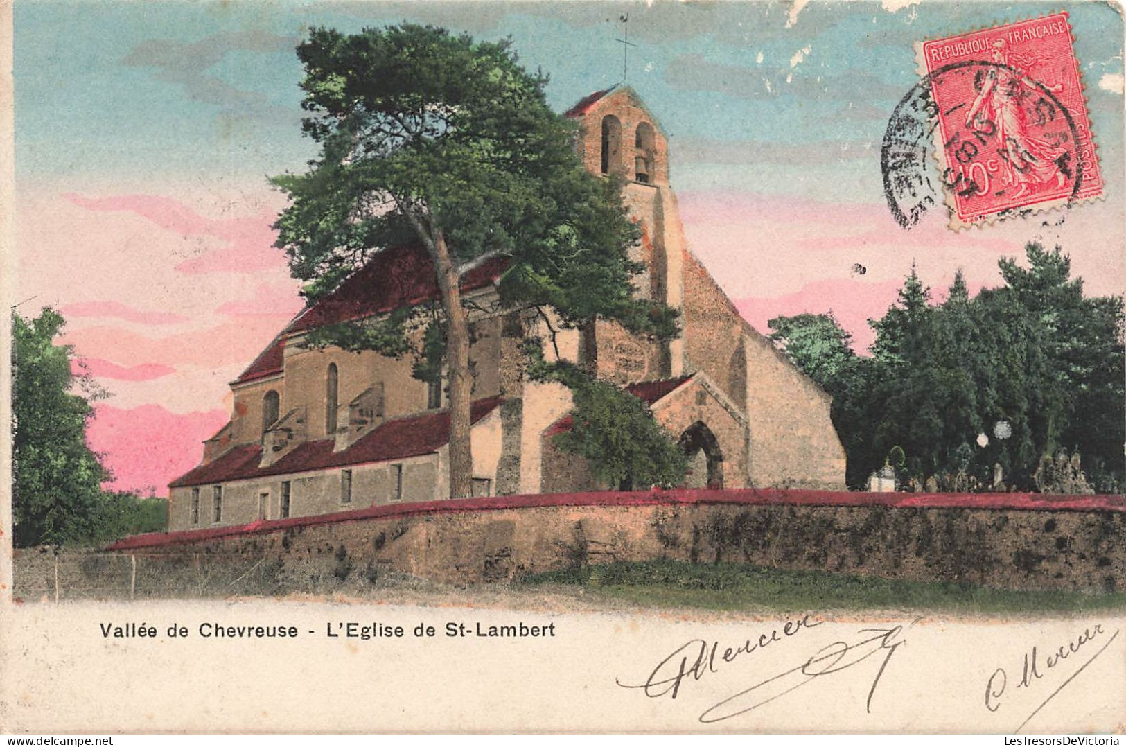 FRANCE - Vue Sur La Vallée De Chevreuse - Vue Sur L'église De Saint Lambert - Colorisé - Carte Postale Ancienne - Other & Unclassified