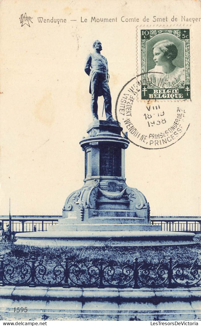 BELGIQUE - Wenduine - Le Monument Comte De Smet De Naeyer - Carte Postale Ancienne - Wenduine
