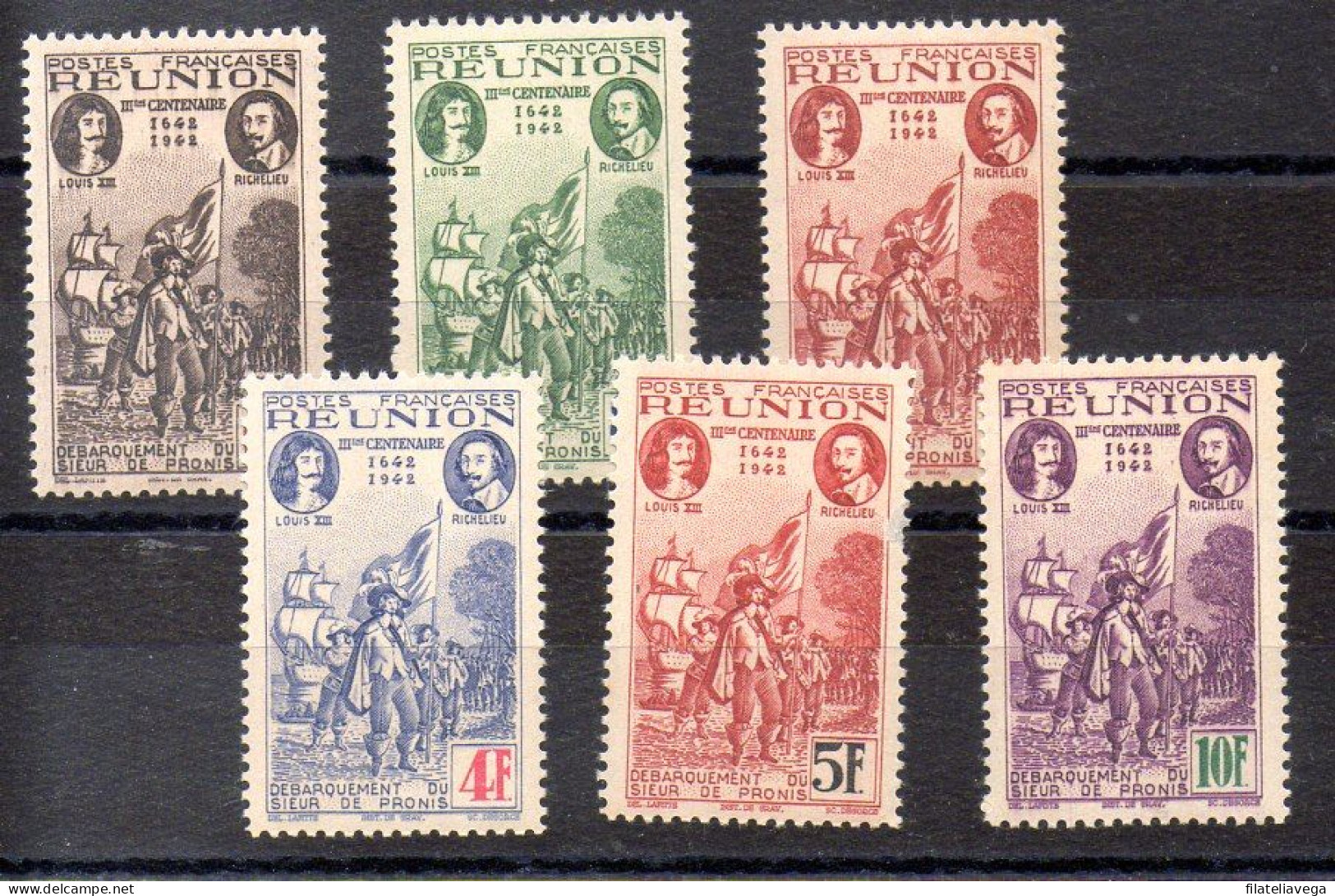 Reunión Serie Nº Yvert 180/85 ** - Unused Stamps