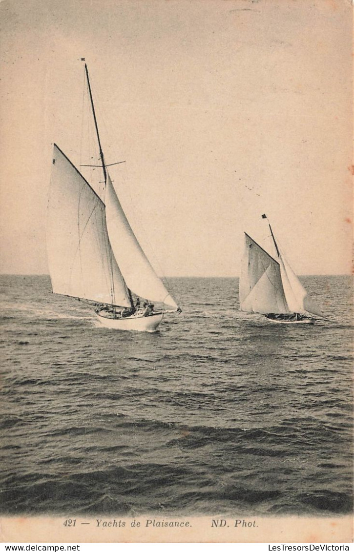 TRANSPORTS - Bateaux - Yachts De Plaisance - N D Phot - Vues Sur La Mer - Carte Postale Ancienne - Autres & Non Classés