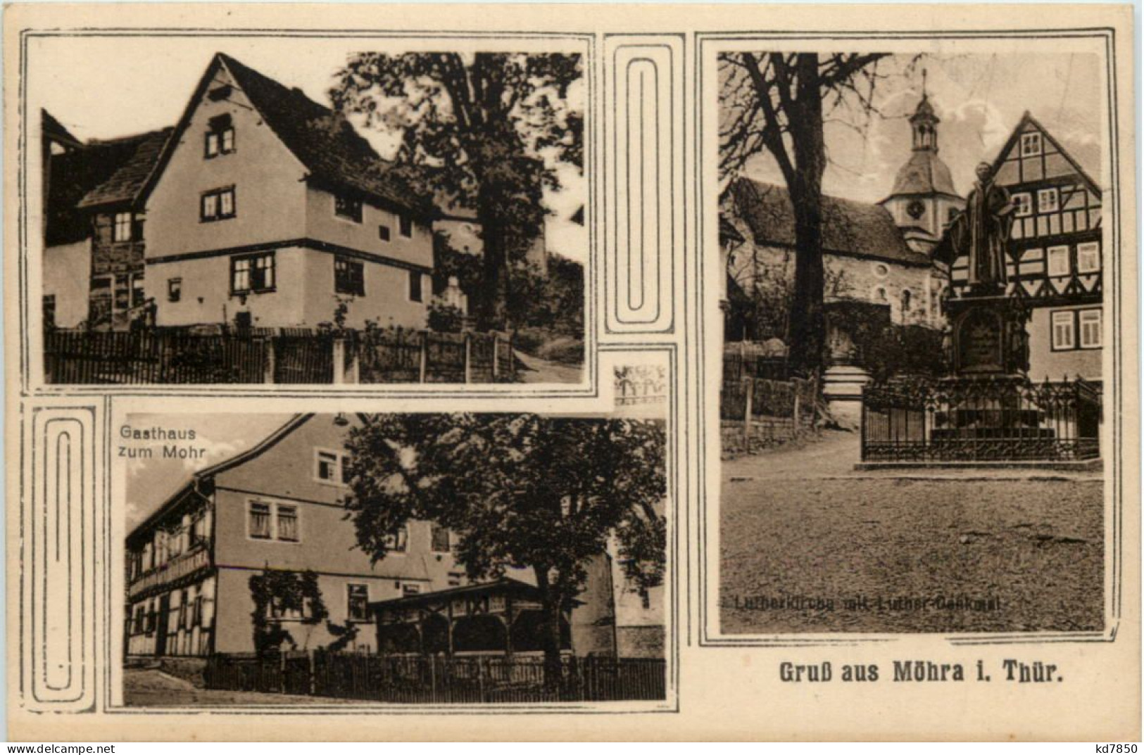 Gruss Aus Möhra In Thüringen - Gasthaus Zum Mohr - Bad Salzungen - Bad Salzungen