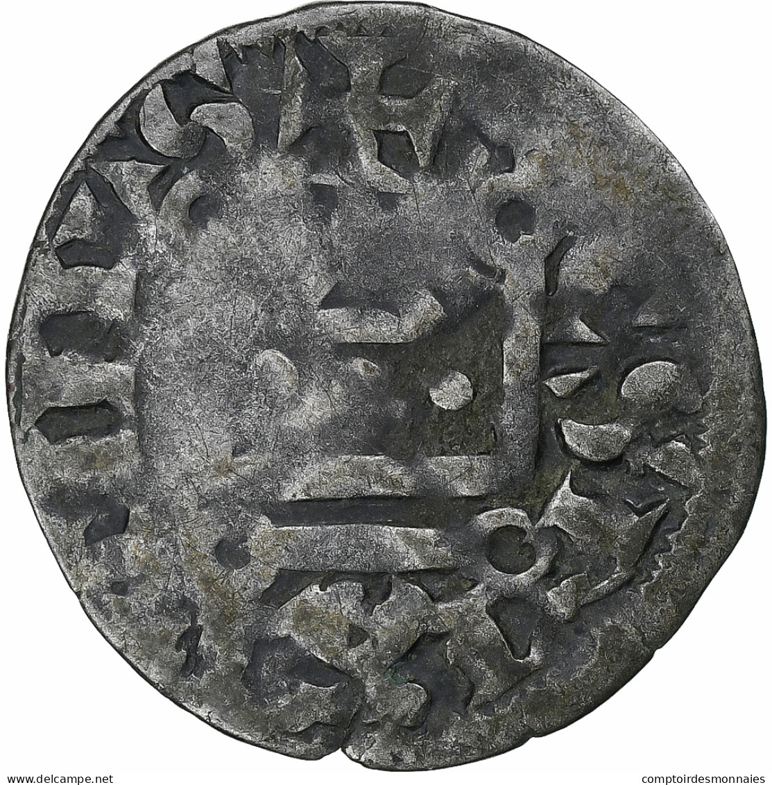 France, Philippe II, Denier Tournois, 1180-1223, Saint-Martin De Tours, Billon - 1180-1223 Philipp II. August 