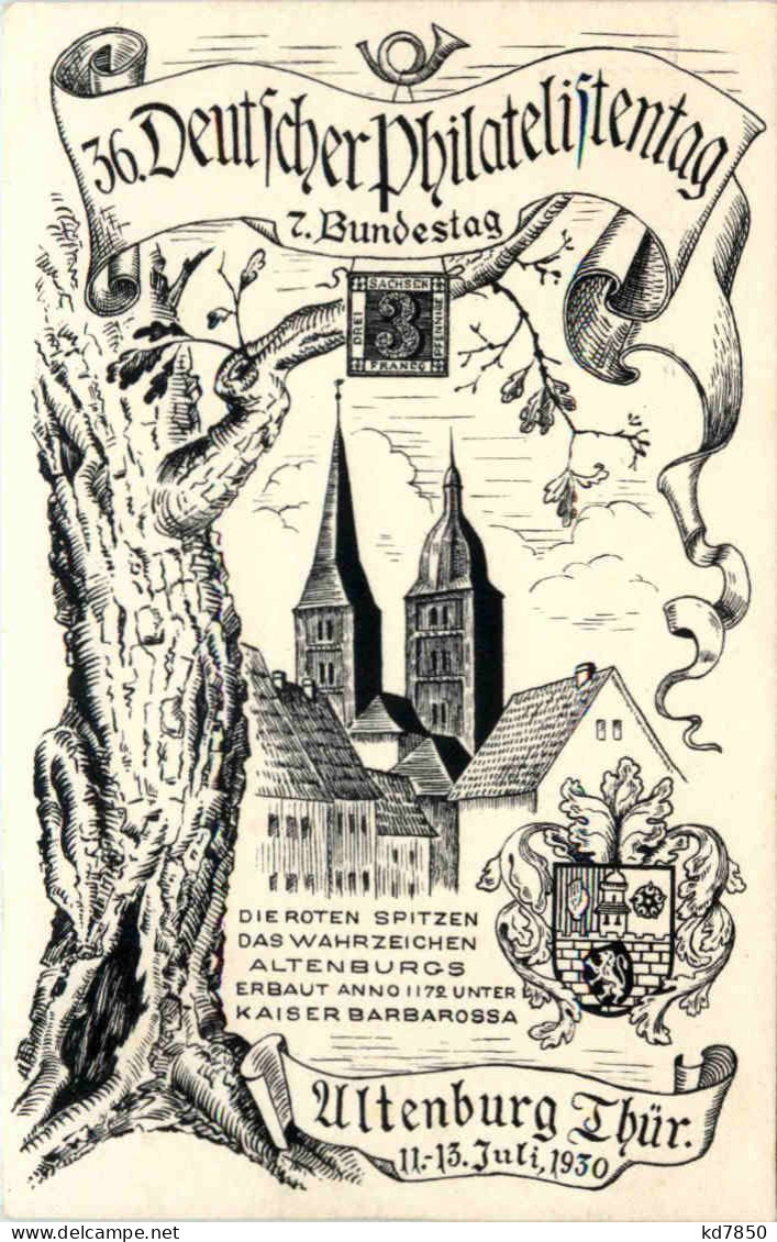 Altenburg - 36. Deutscher Philatelistentag 1930 - Privatganzsache PP106 C2 - Altenburg
