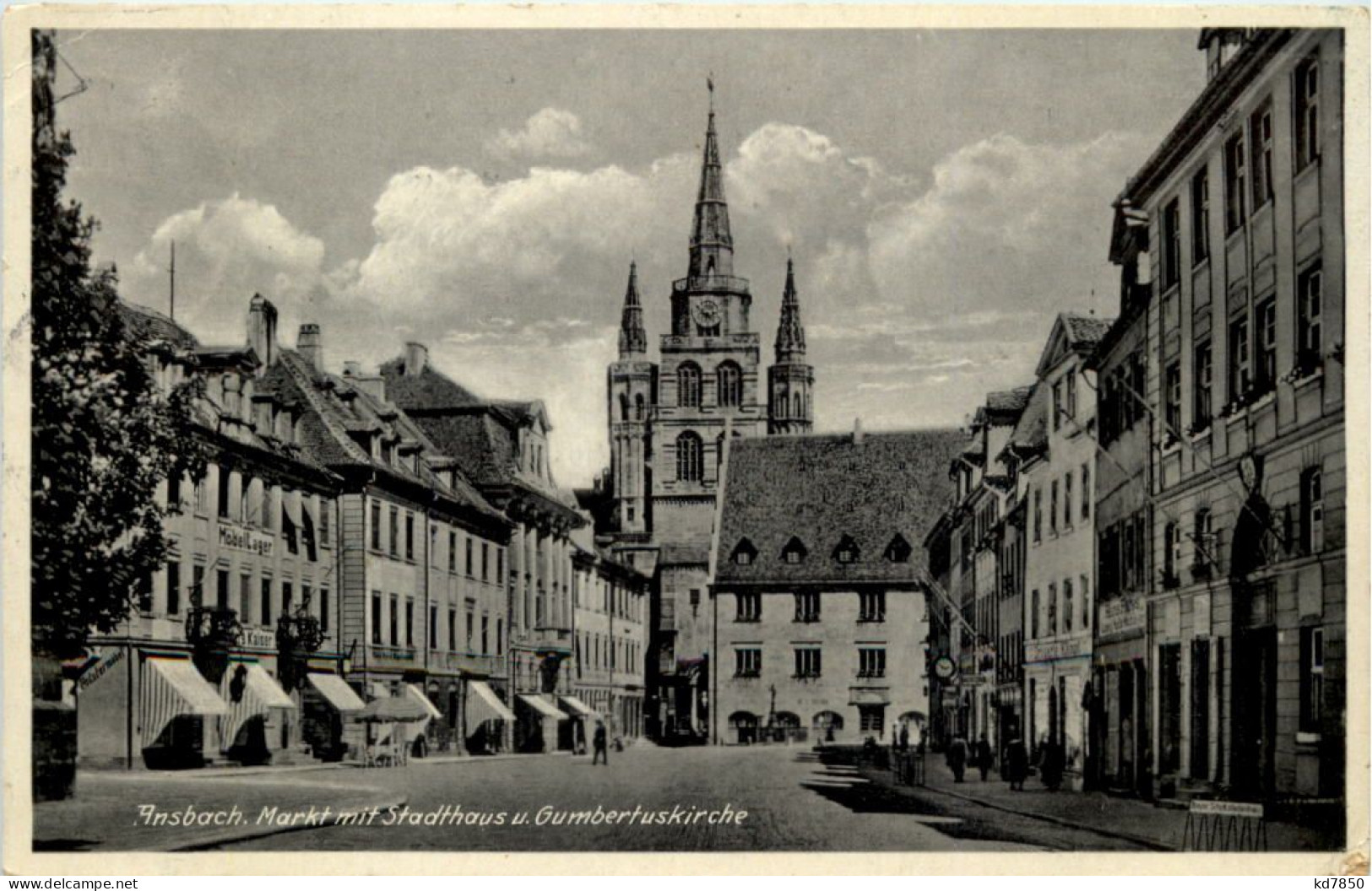 Ansbach - Markt Mit Stadthaus - Ansbach