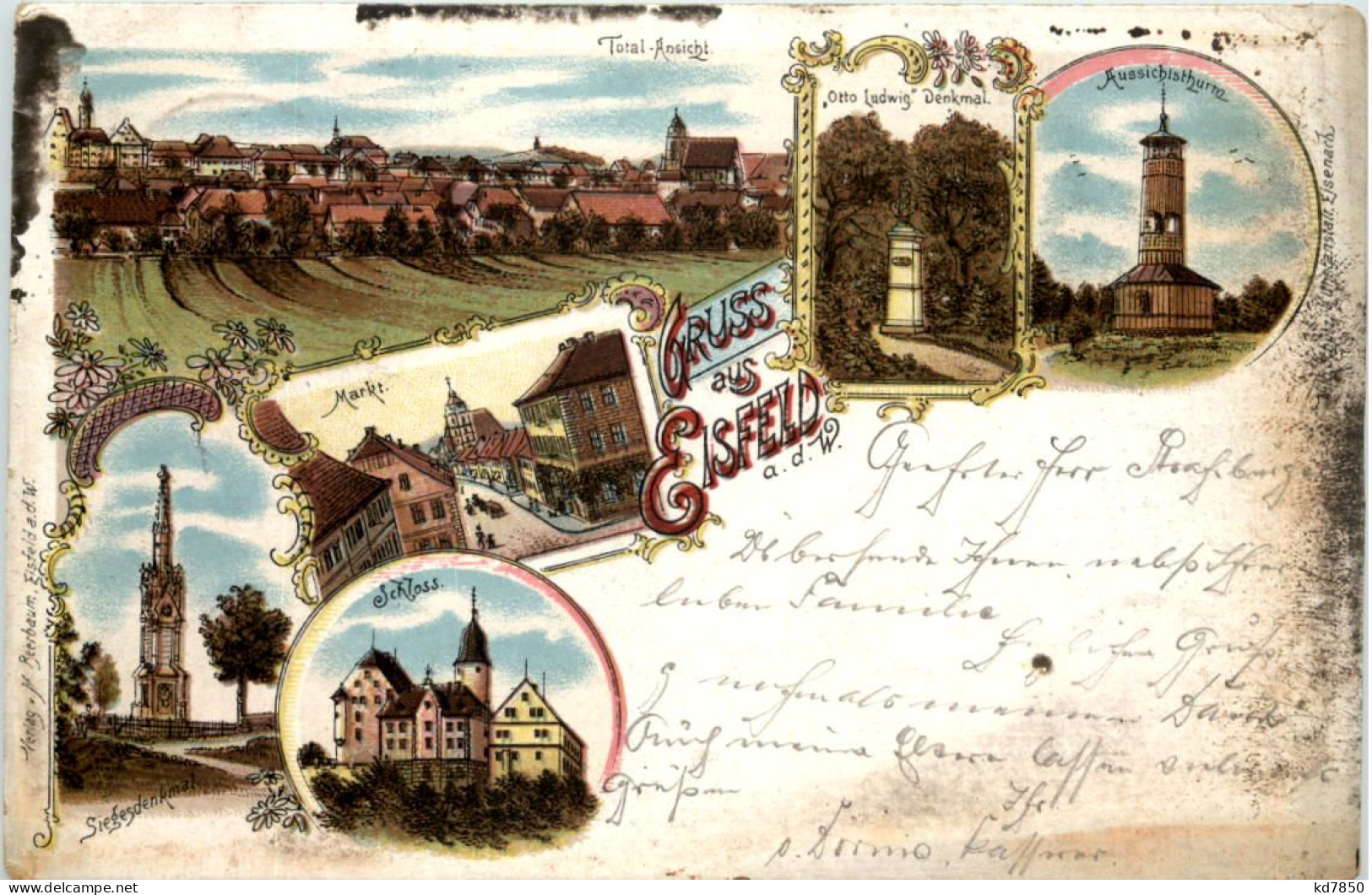 Gruss Aus Eisfeld - Litho - Hildburghausen