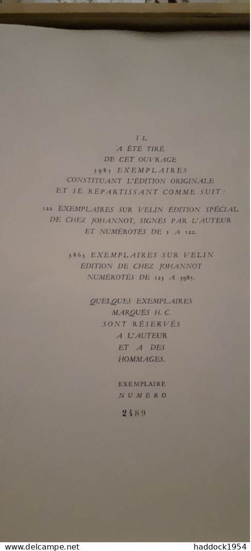 Les Maisons Closes ROMI Aux Dépens De L'auteur 1952 - Paris