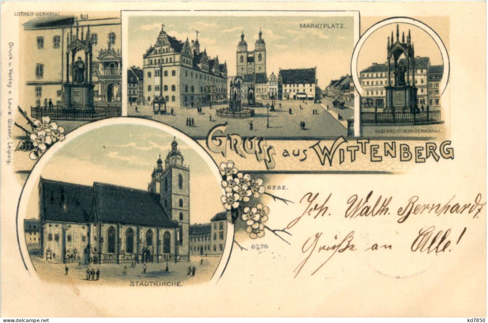 Gruss Aus Wittenberg - Litho - Wittenberg