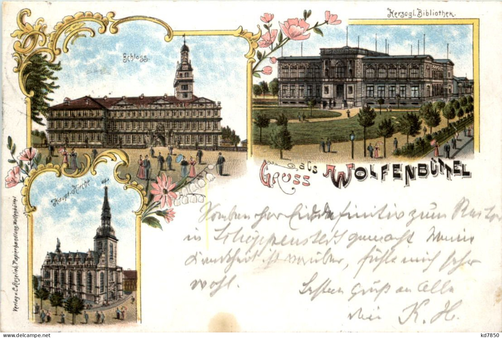 Gruss Aus Wolfenbüttel - Litho - Wolfenbüttel