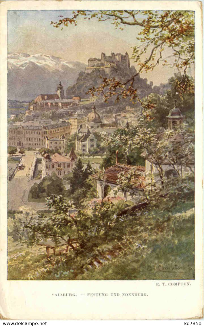 Salzburg - Festung Und Nonnberg - Salzburg Stadt