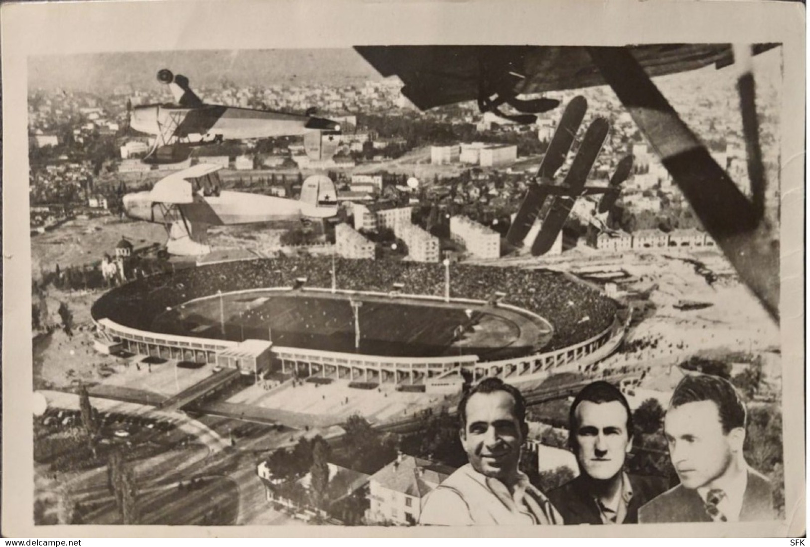 Collage:  Football Stadium Airplanes Famous Players I- VF 830 - Stadien