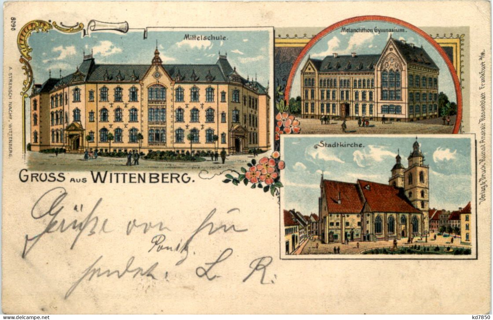 Gruss Aus Wittenberg - Litho - Wittenberg