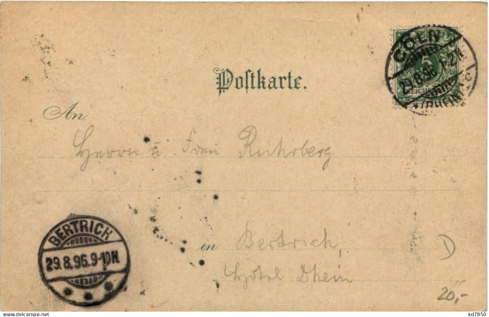 Gruss Aus Köln - Litho 1896 - Koeln