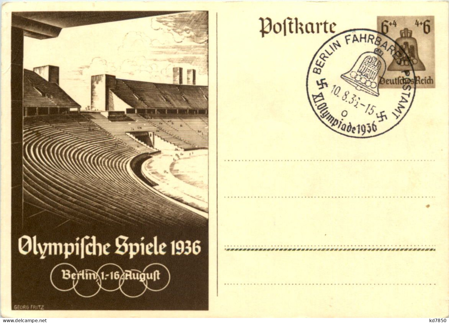 Olympische Spiele 1936 - 3. Reich - Jeux Olympiques