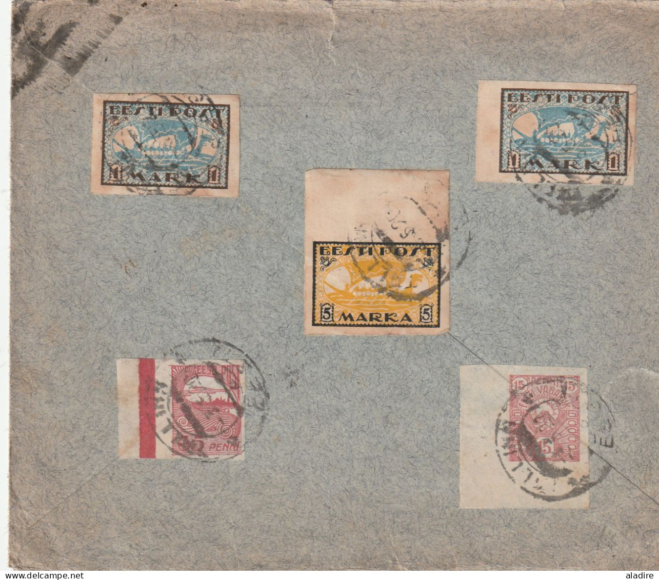 1881 / 1923 - ESTONIE - EESTI  - ESTONIA - Lot De 6 Enveloppes (dont 1 Devant) - 12 Scans - Estonia