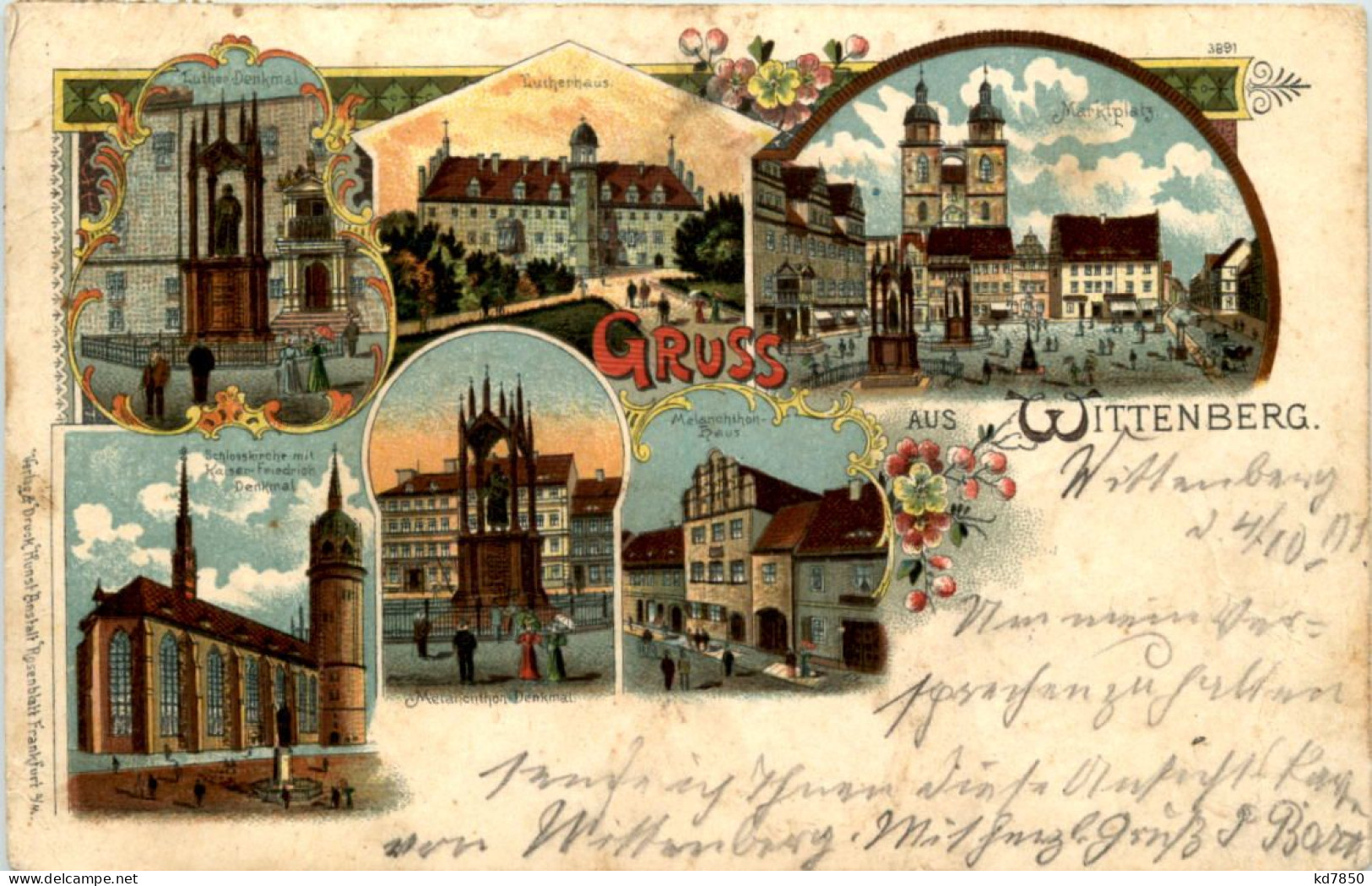 Gruss Aus Wittenberg - Litho - Wittenberg