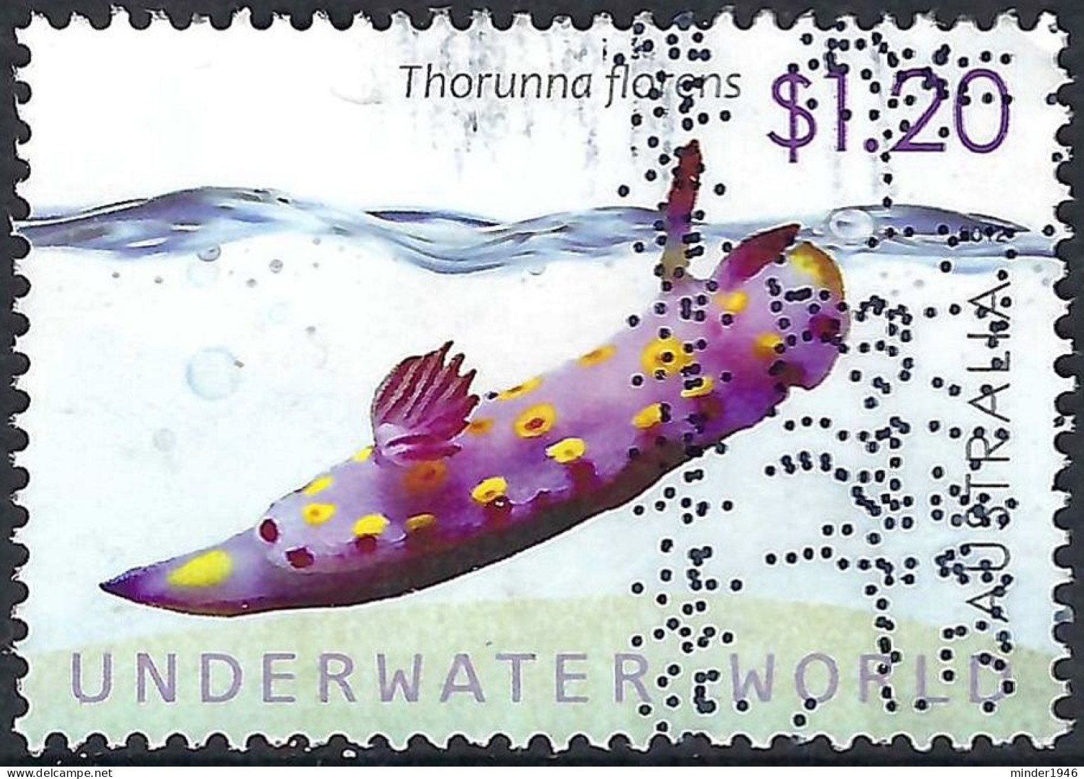 AUSTRALIA 2012 $1.20 Multicoloured, Underwater World Used - Gebruikt