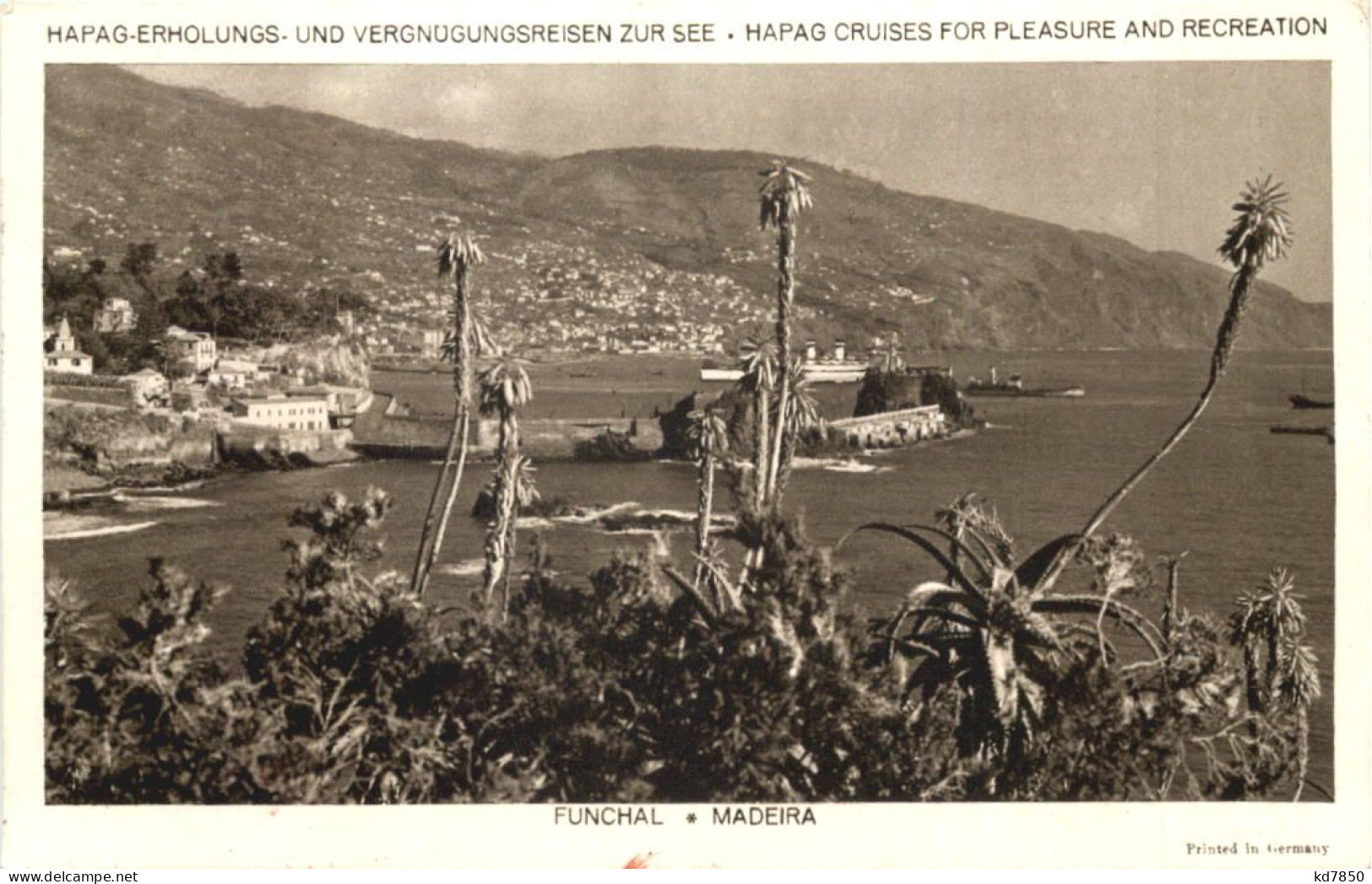 Funchal Madeira - HAPAG Vergnügungsreisen - Madeira