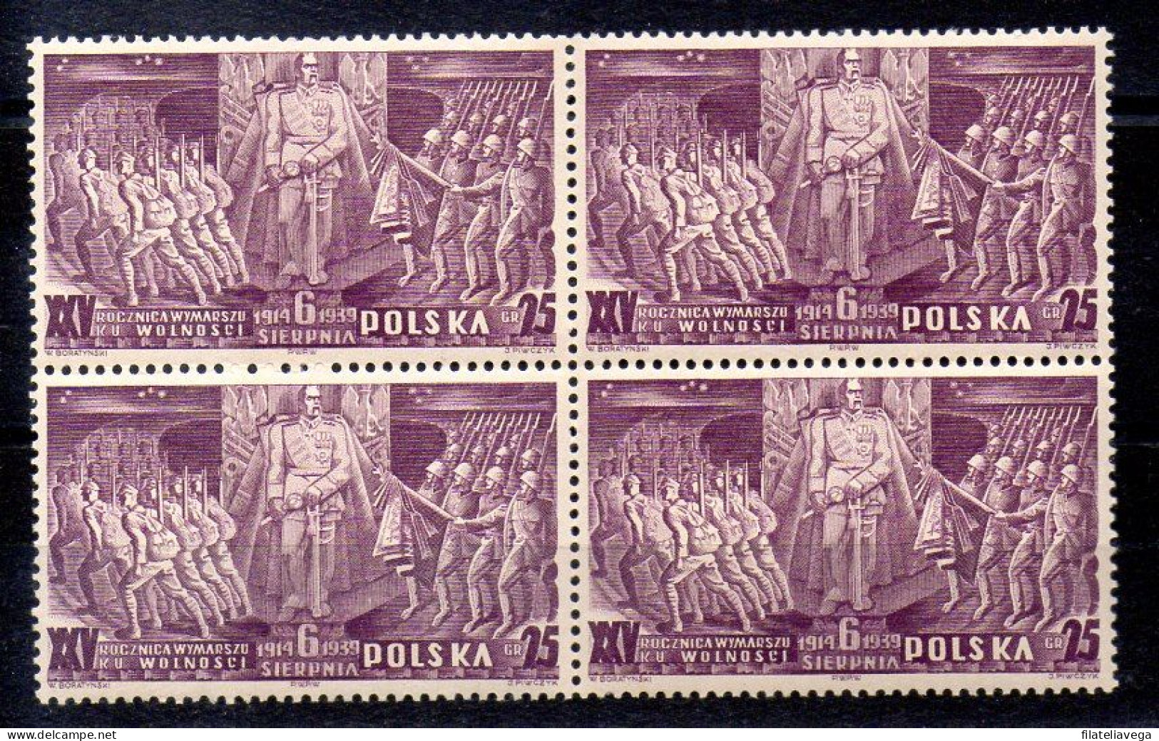 Polonia Bloque De Cuatro Nº Yvert 426 ** - Unused Stamps