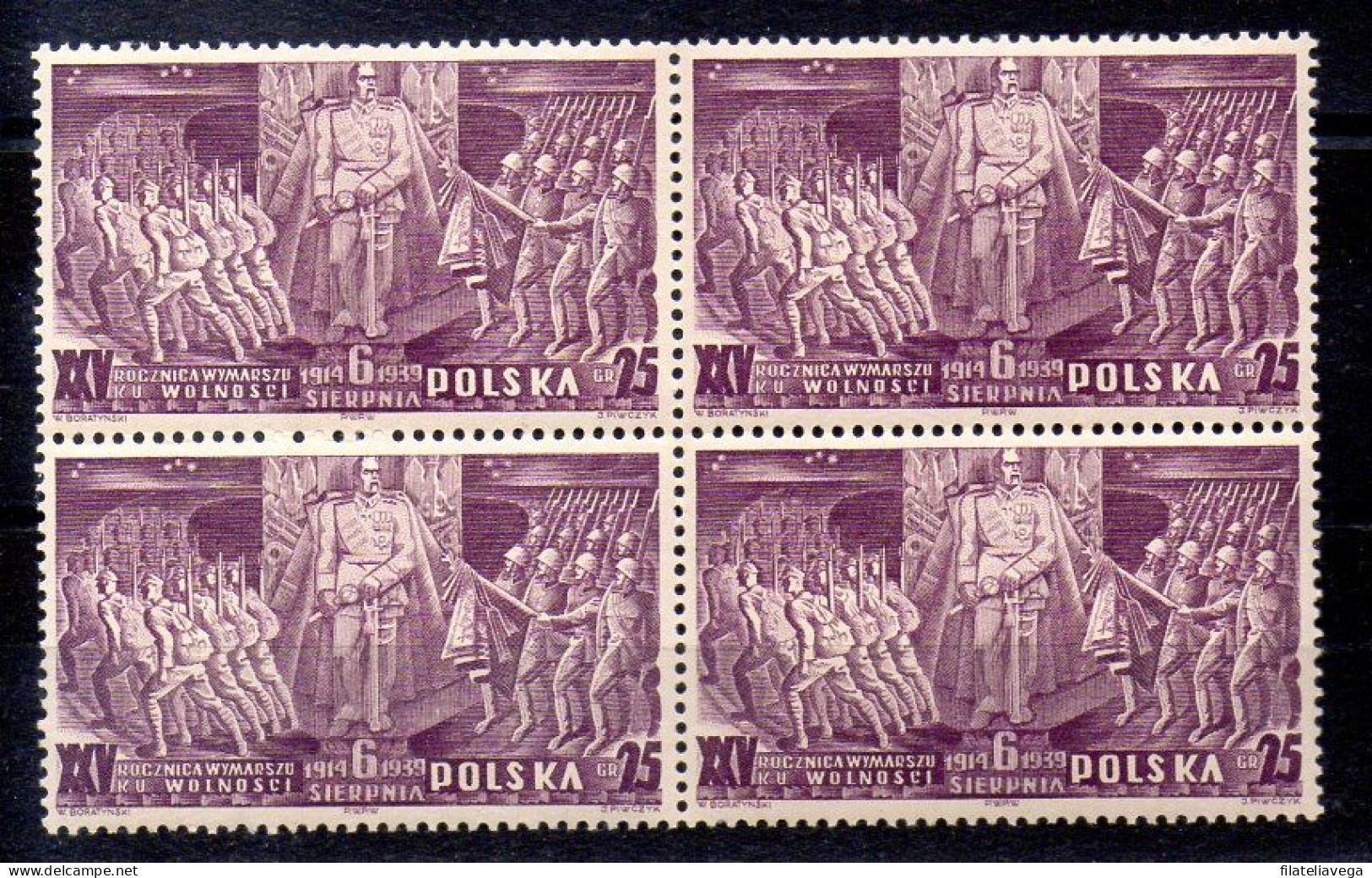 Polonia Bloque De Cuatro Nº Yvert 426 ** - Ungebraucht