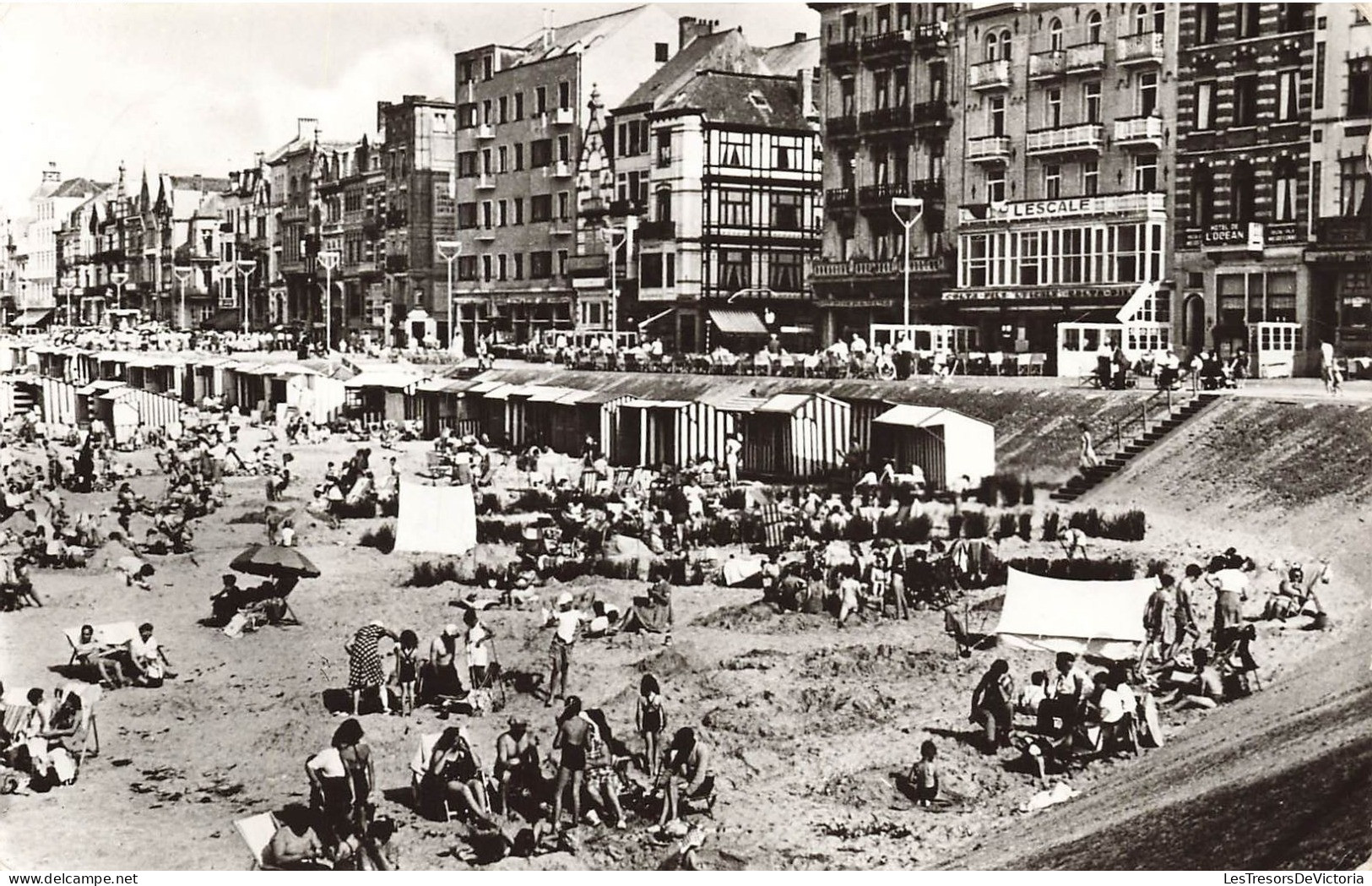 BELGIQUE - Wenduine - Vue De La Digue Et De La Plage - Animé - Carte Postale - Wenduine