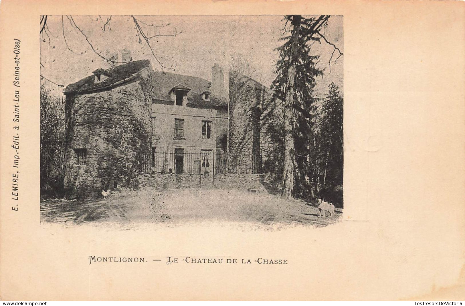 FRANCE - Montlignon - Vue Sur Le Château De La Chasse - Vue Face à L'entrée - De L'extérieure - Carte Postale Ancienne - Montlignon