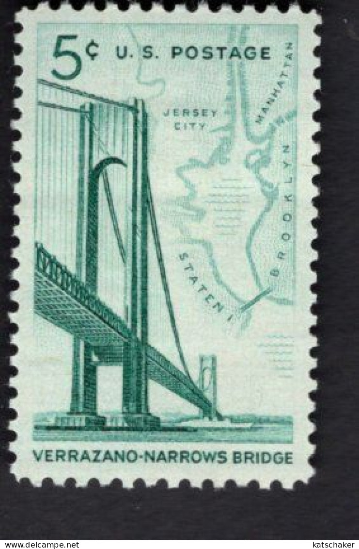 200604399 1964 SCOTT 1258 (XX) POSTFRIS MINT NEVER HINGED - VERRAZANO NARROWS BRIDGE - Ongebruikt