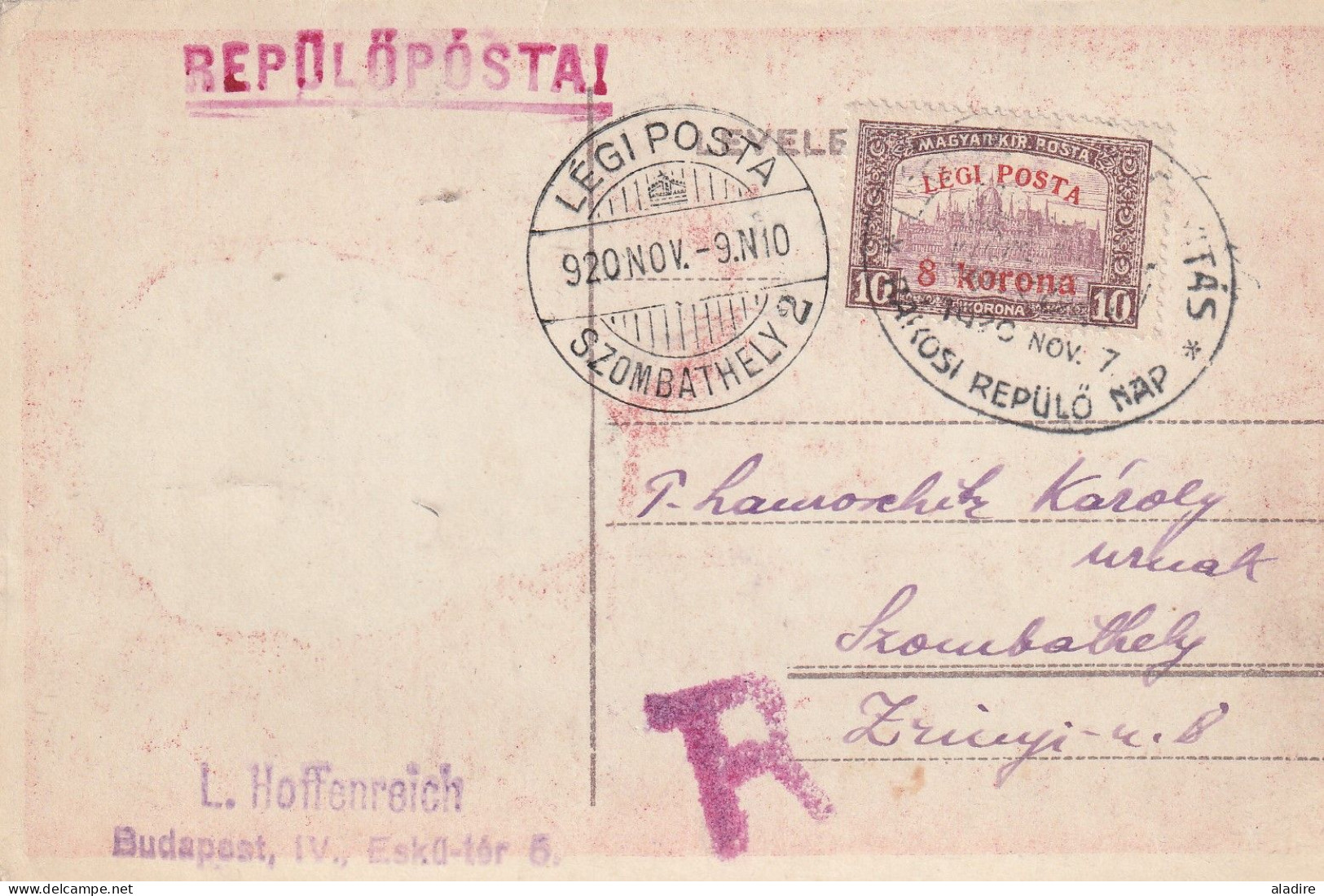 1914 / 1951 - HONGRIE - MAGYAR POSTA - Lot De 12 Enveloppes  Et Cartes  - 24 Scans - Sammlungen