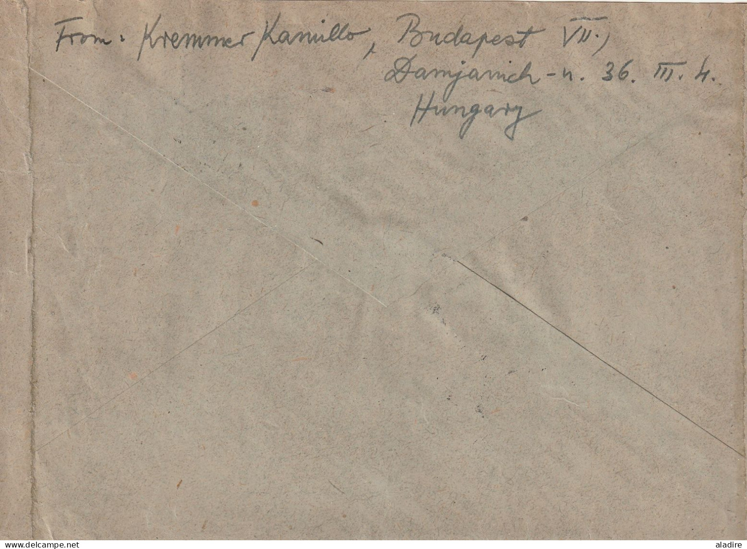 1914 / 1951 - HONGRIE - MAGYAR POSTA - lot de 12 enveloppes  et cartes  - 24 scans
