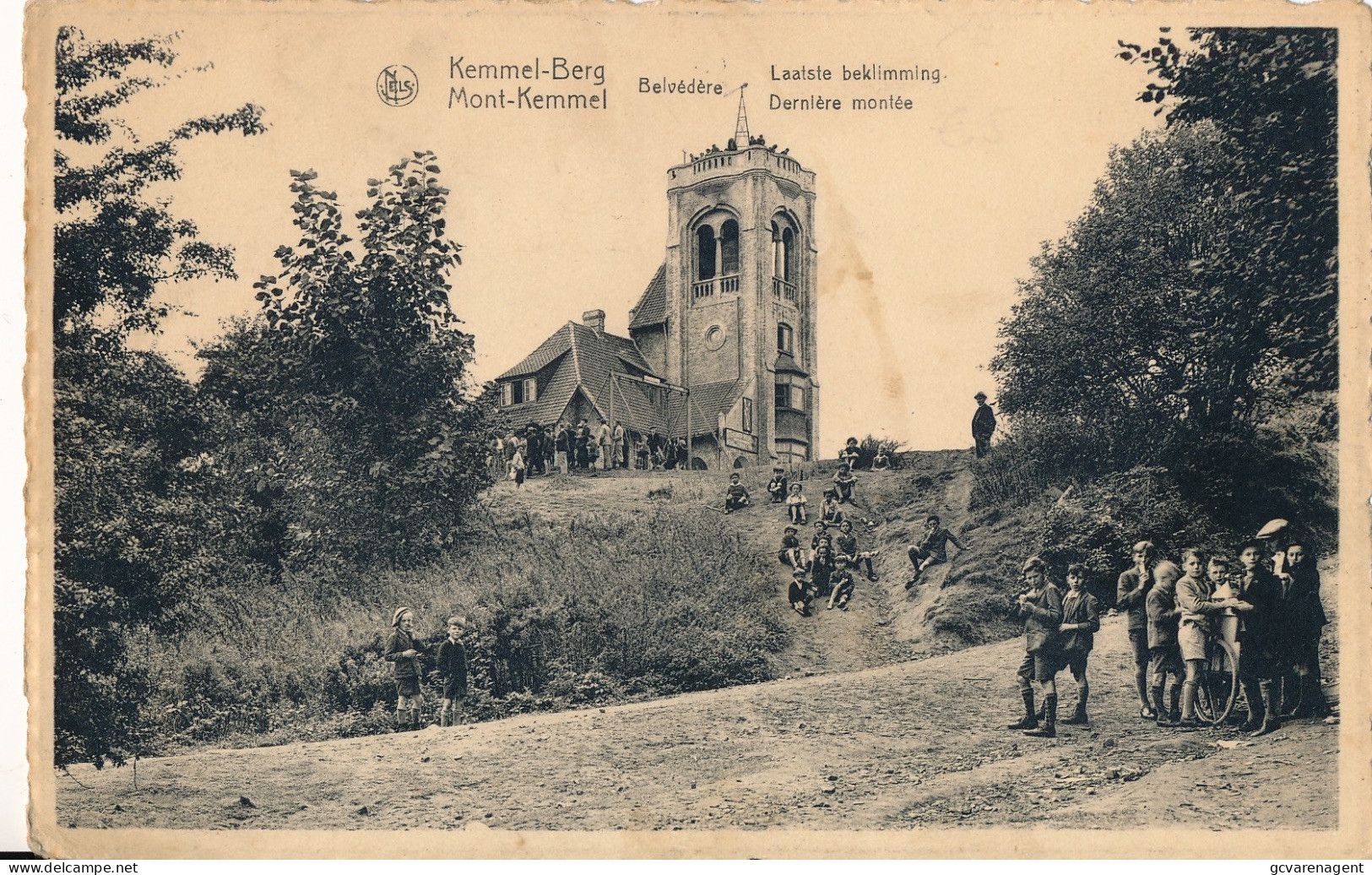 KEMMEL BERG   BELVEDERE  LAATSTE BEKLIMMING       2 SCANS - Heuvelland